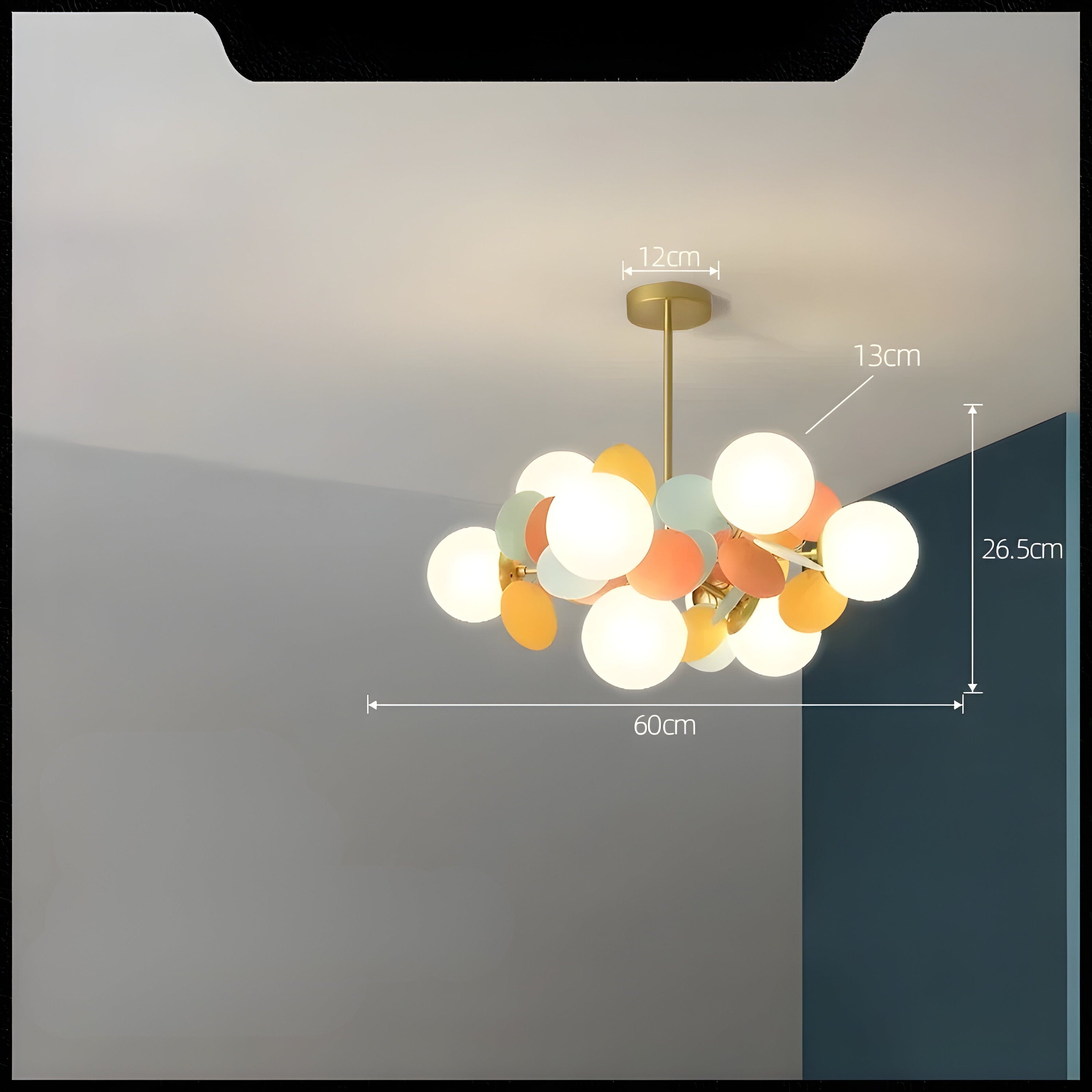 Elegante Glas Hanglamp - GlossyDream Decoratie voor Elke Ruimte