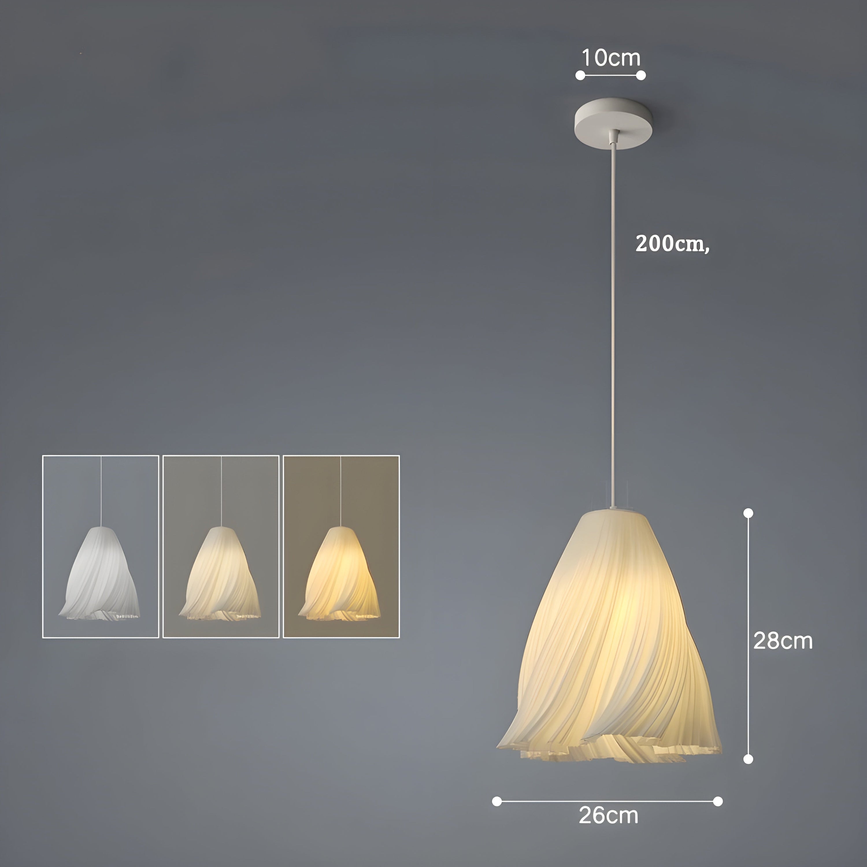 FloraBloom 3D-Geprinte Hanglamp - Unieke Noordse Bloem