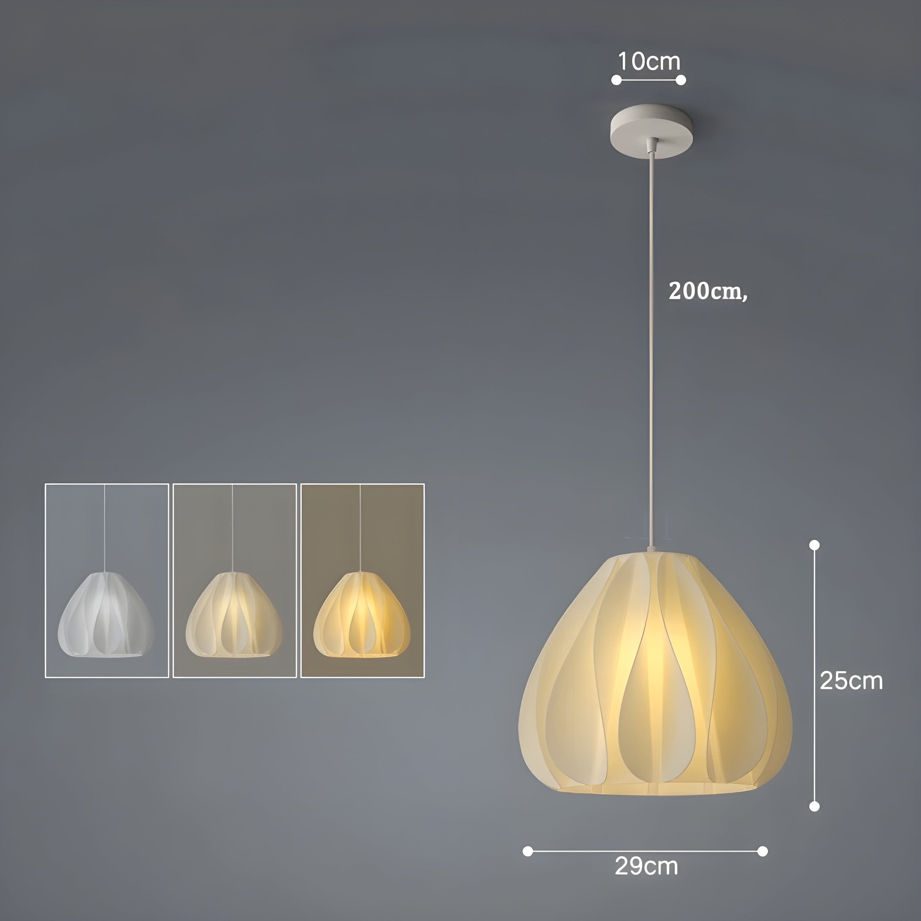 FloraBloom 3D-Geprinte Hanglamp - Unieke Noordse Bloem