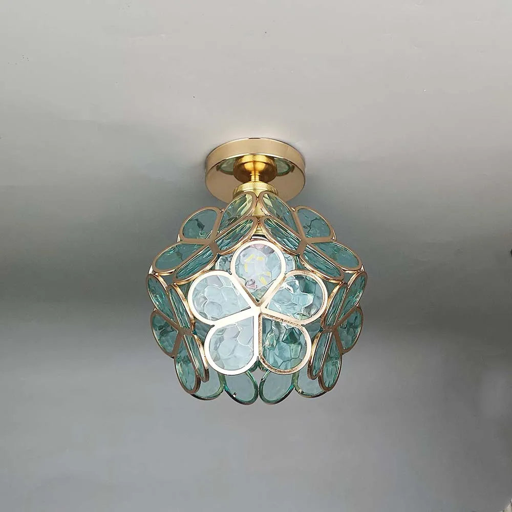 Elegante Kristallen Plafondlamp - Modern Bloemdesign voor Elke Ruimte