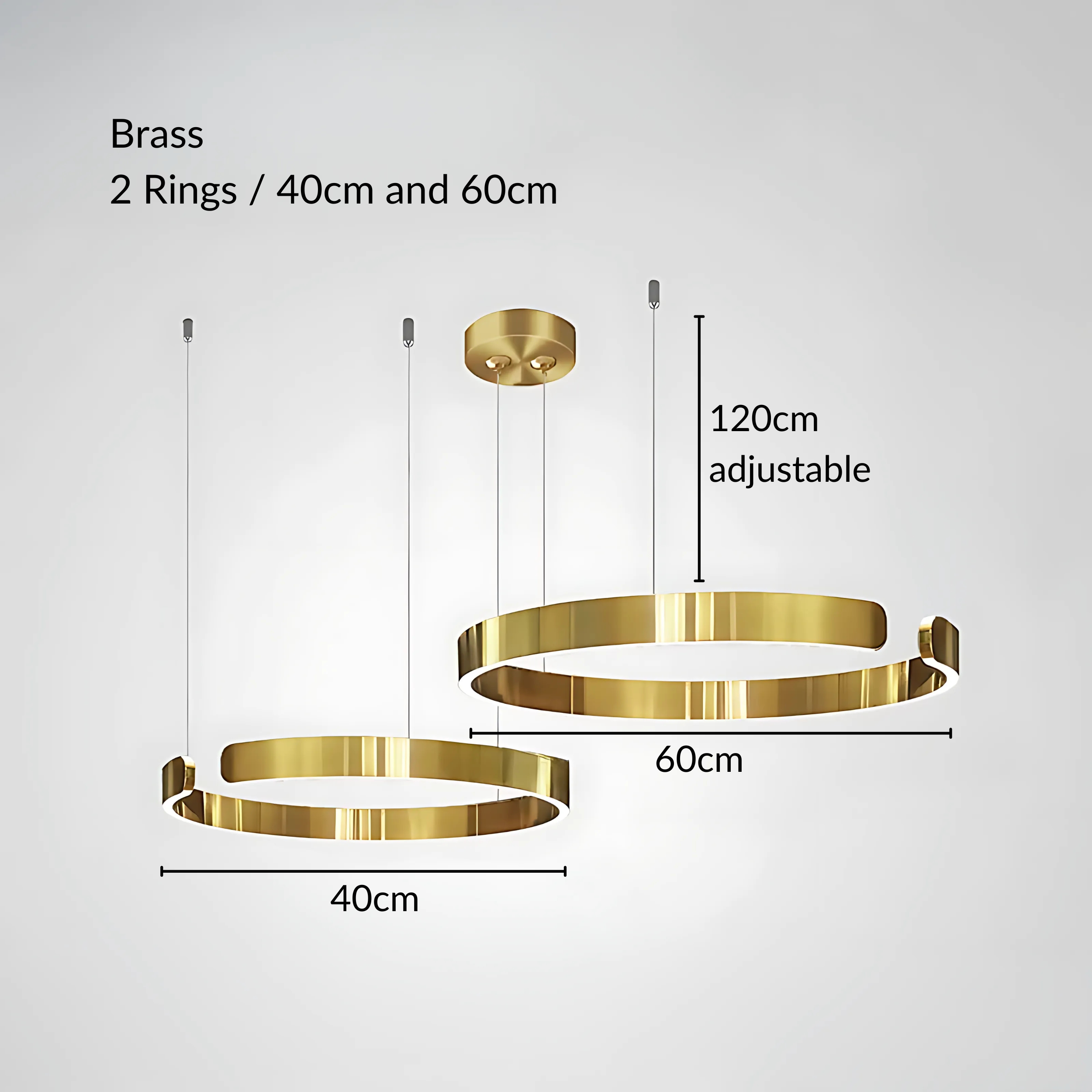 Moderne Strakke Halo Hanglamp