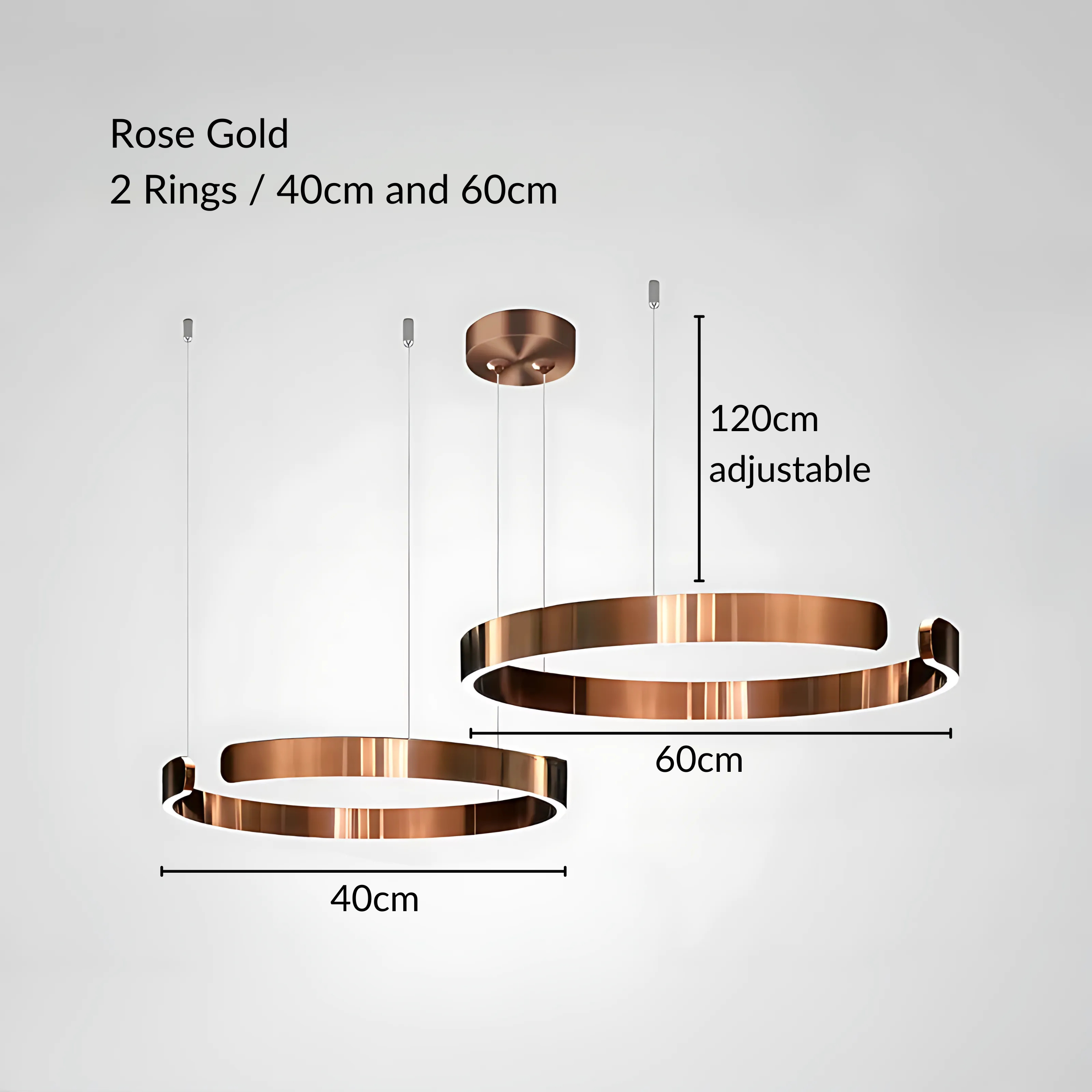 Moderne Strakke Halo Hanglamp