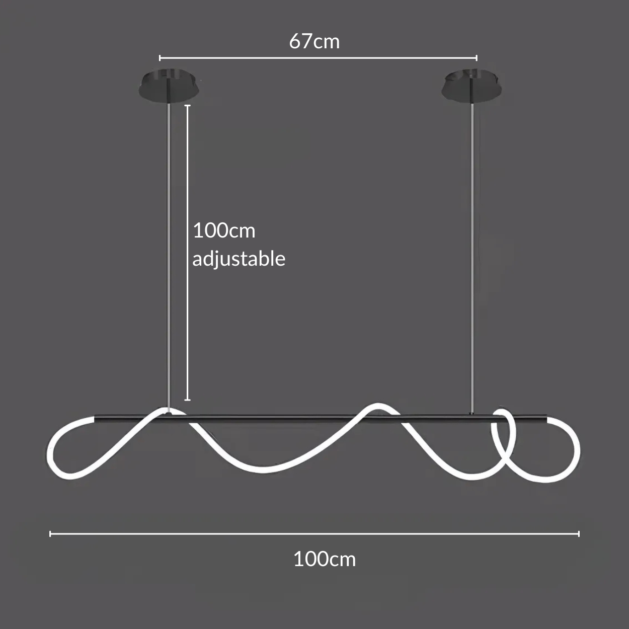 Unieke Moderne LED Hanglamp - Dimbaar