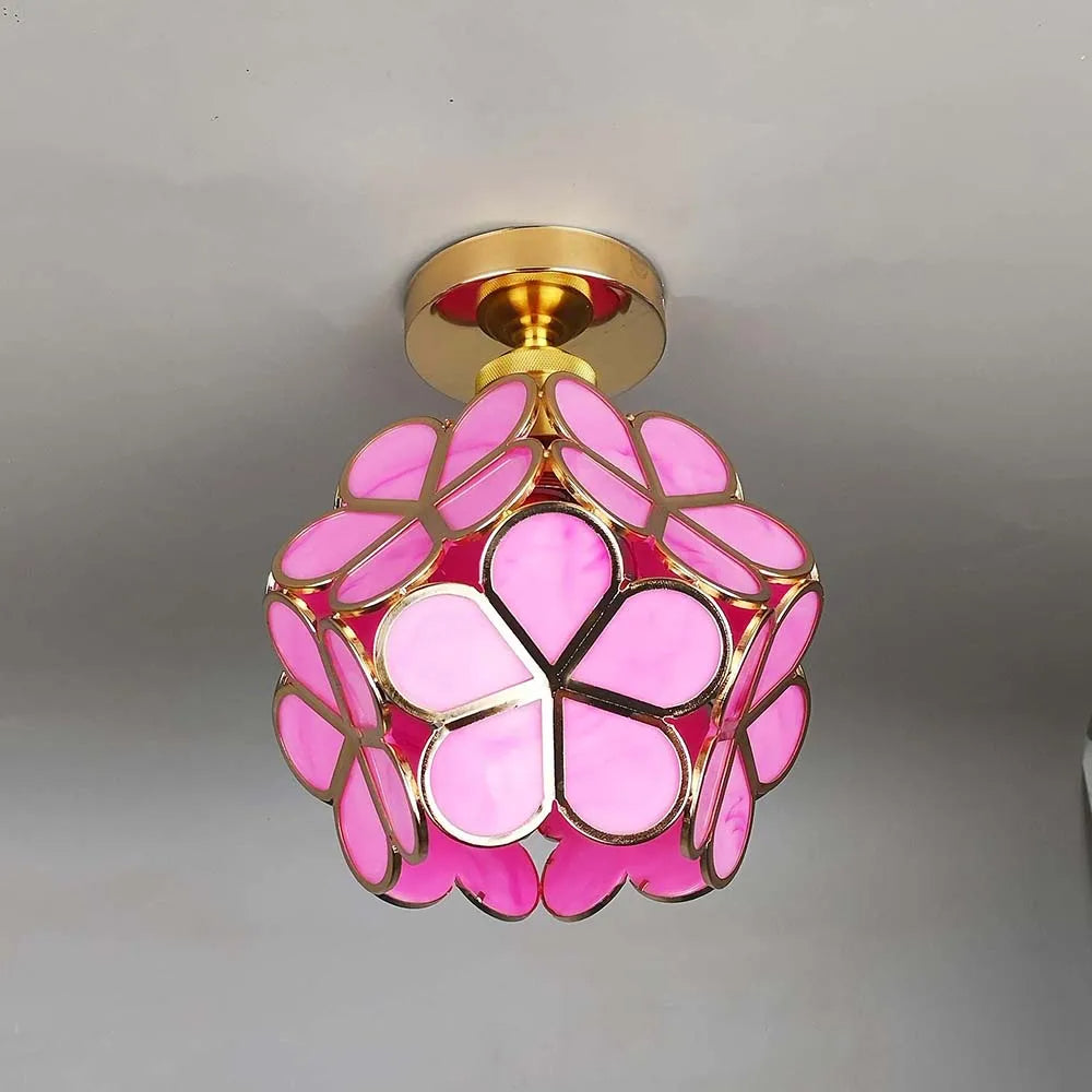 Elegante Kristallen Plafondlamp - Modern Bloemdesign voor Elke Ruimte