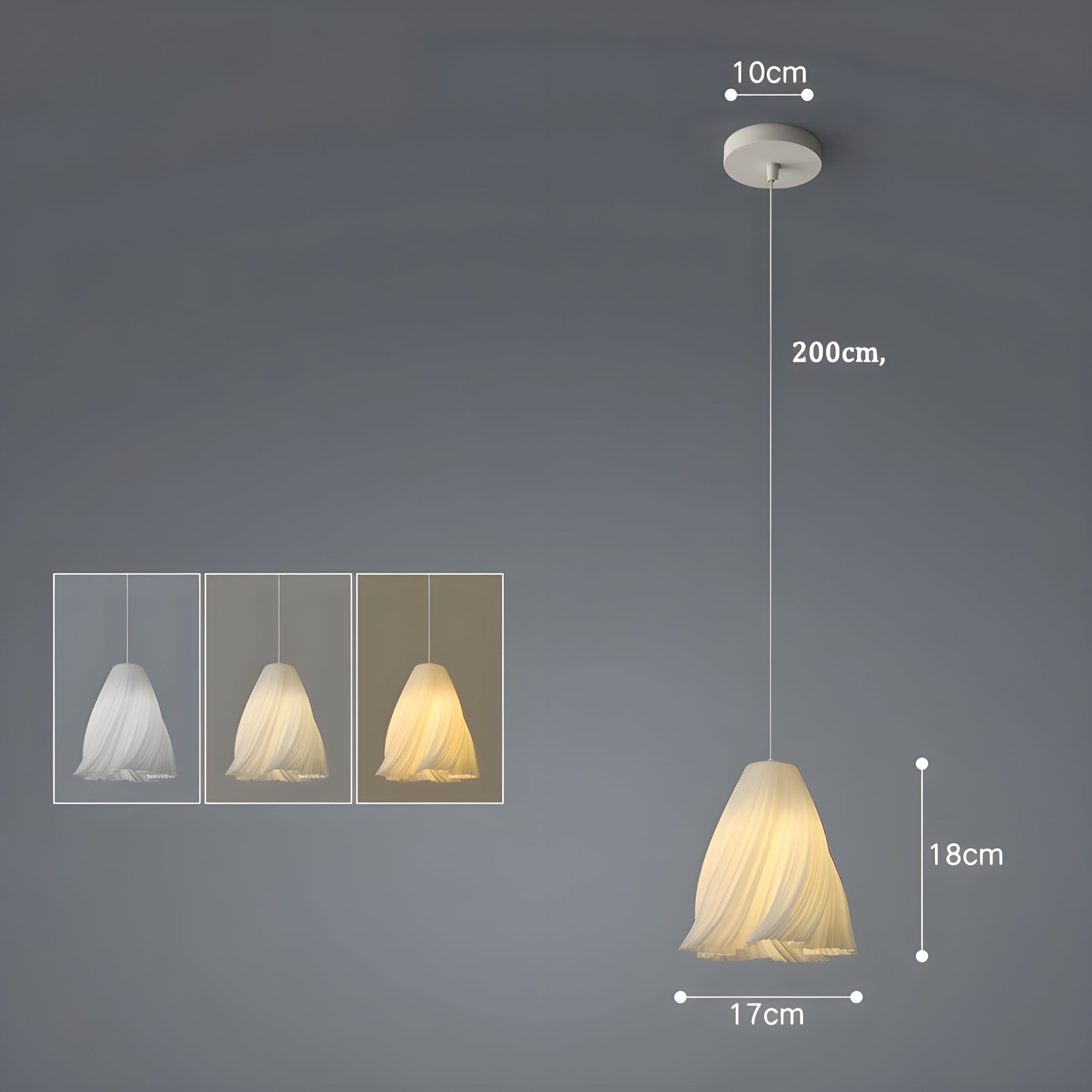 FloraBloom 3D-Geprinte Hanglamp - Unieke Noordse Bloem