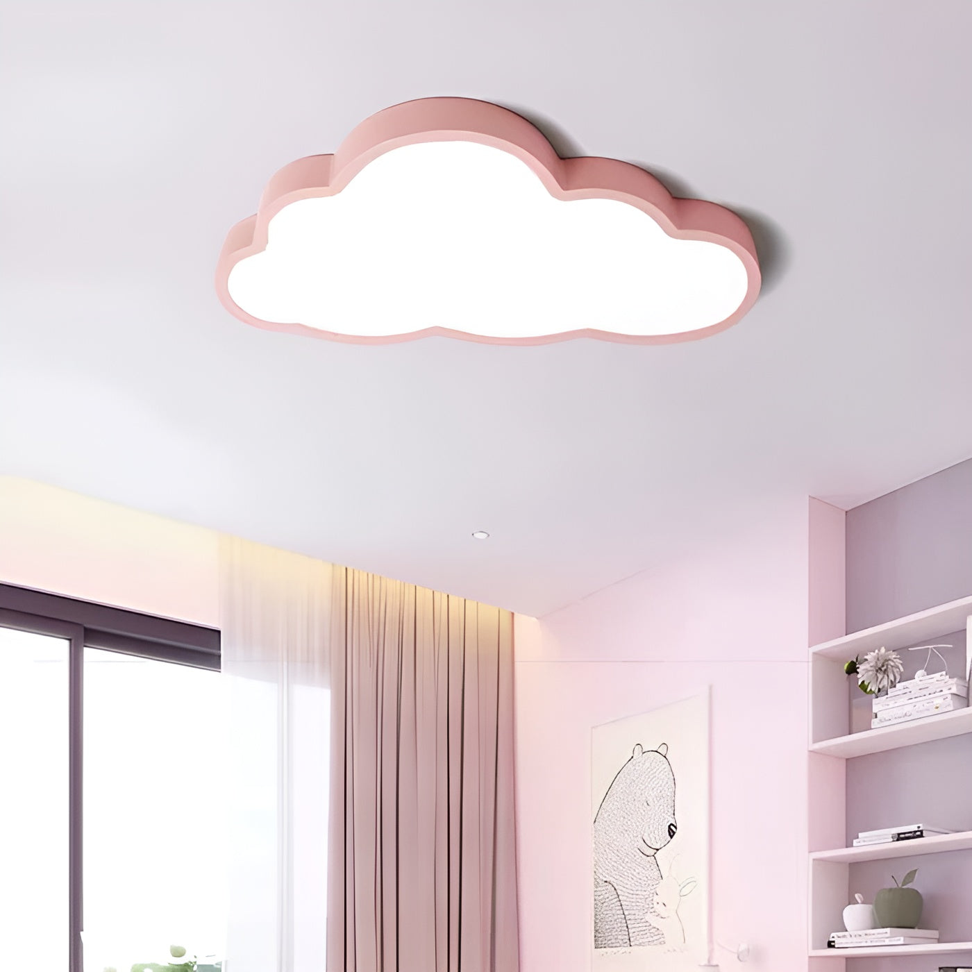 CloudDream LED Plafondlamp – Sfeervolle Wolken voor Kinderkamers