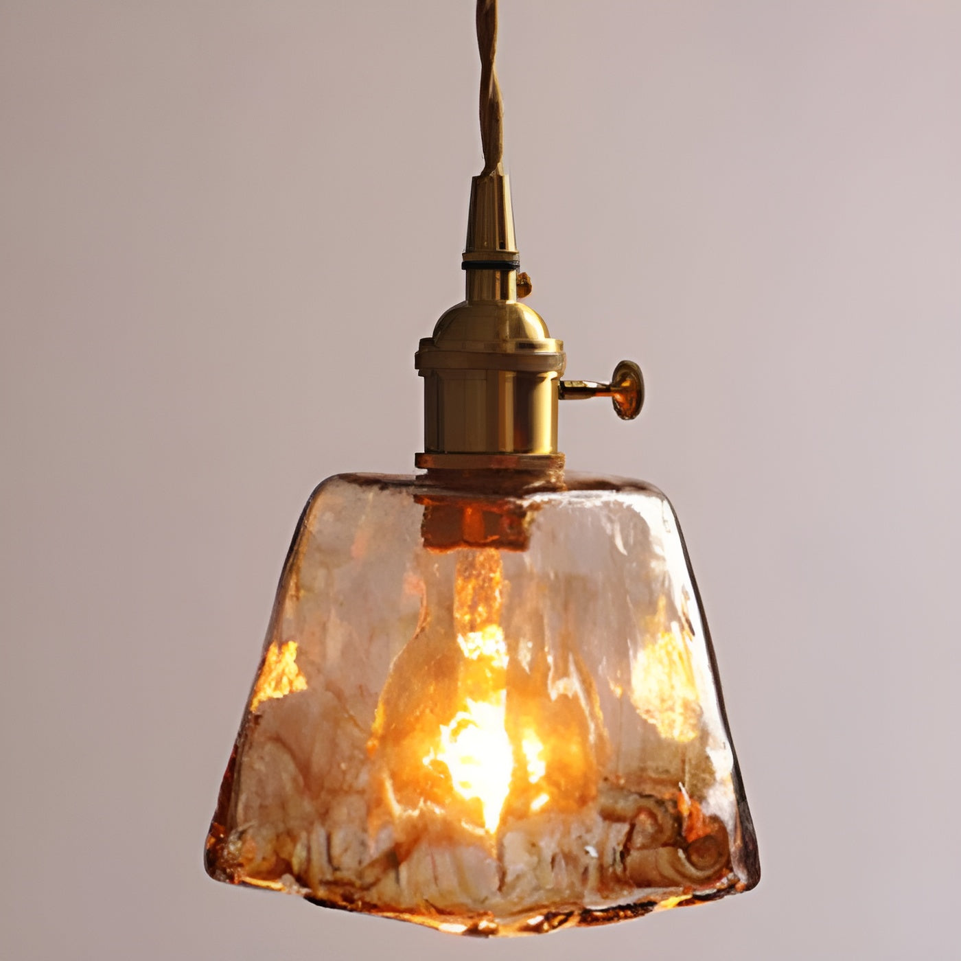 Nordic Crystal Brass Pendant Lamp - Luxe Verlichting voor Thuis