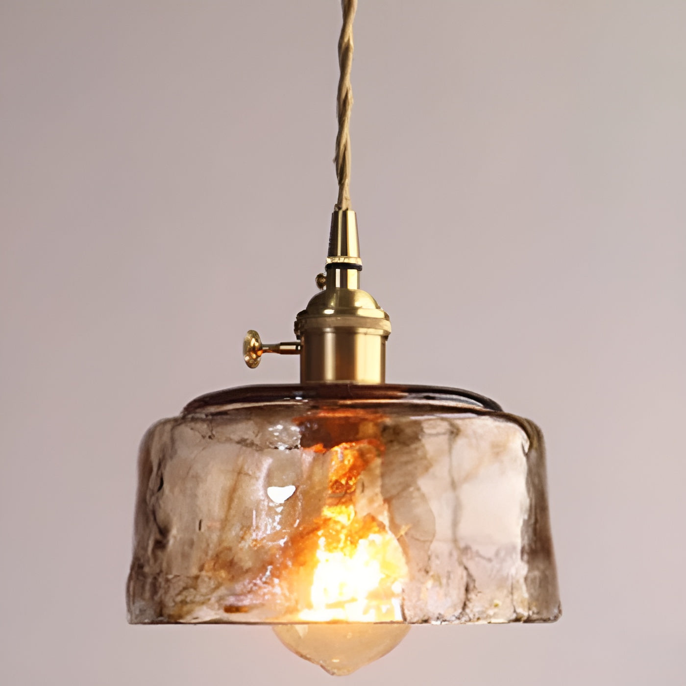 Nordic Crystal Brass Pendant Lamp - Luxe Verlichting voor Thuis