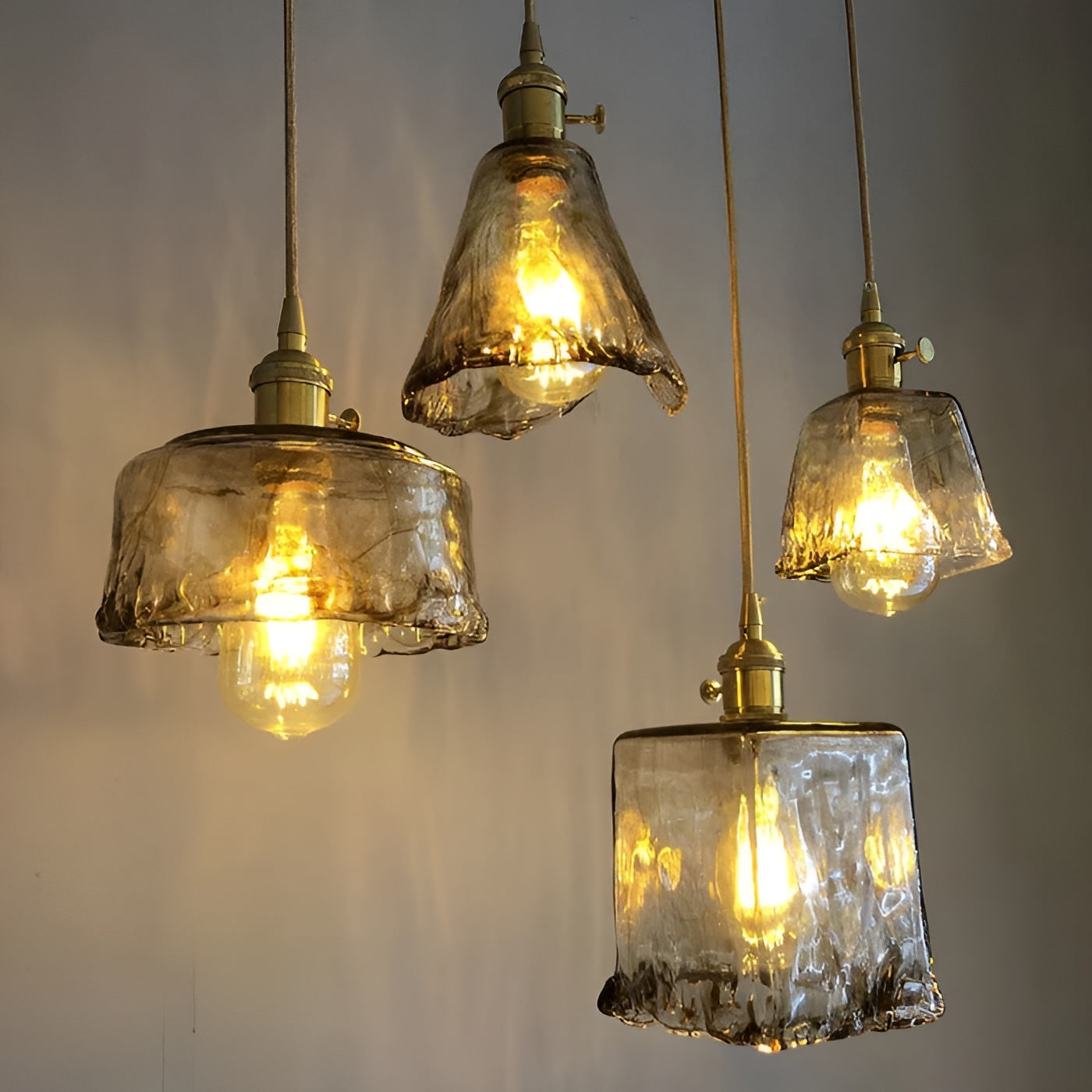 Nordic Crystal Brass Pendant Lamp - Luxe Verlichting voor Thuis