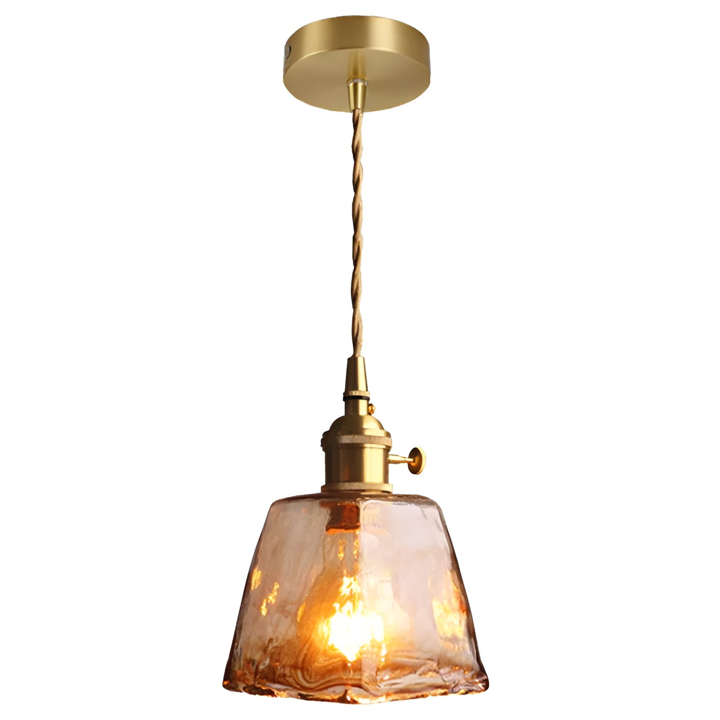 Nordic Crystal Brass Pendant Lamp - Luxe Verlichting voor Thuis