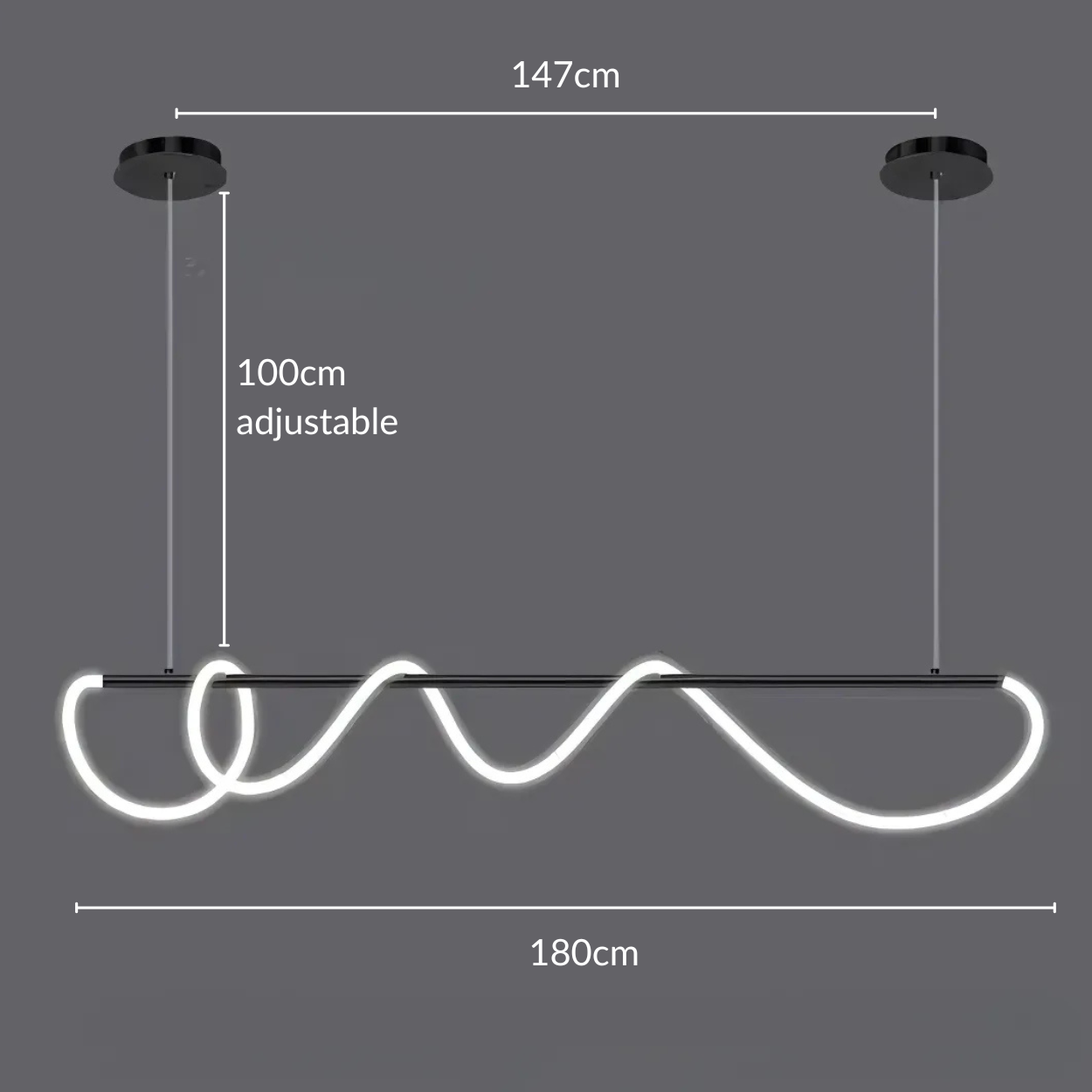 Unieke Moderne LED Hanglamp - Dimbaar