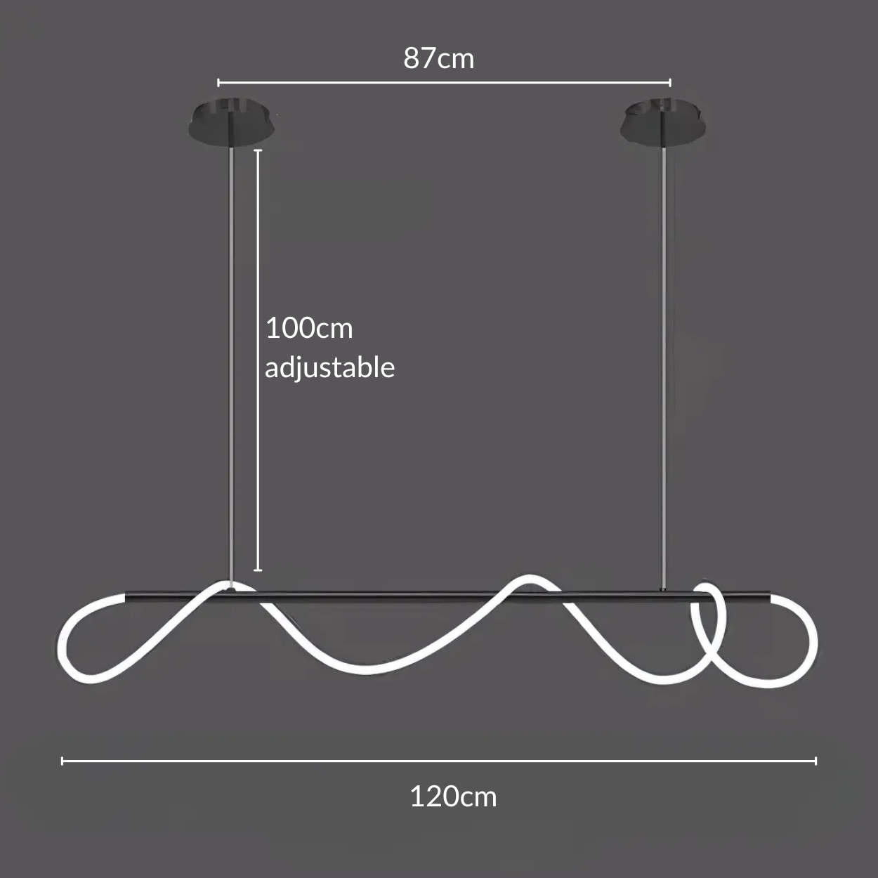 Unieke Moderne LED Hanglamp - Dimbaar