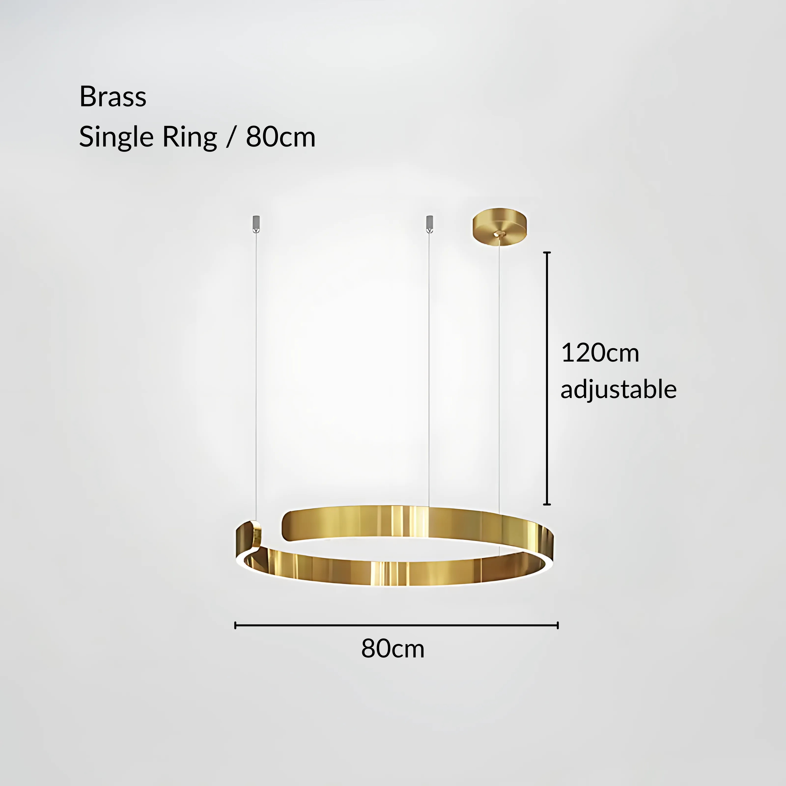 Moderne Strakke Halo Hanglamp