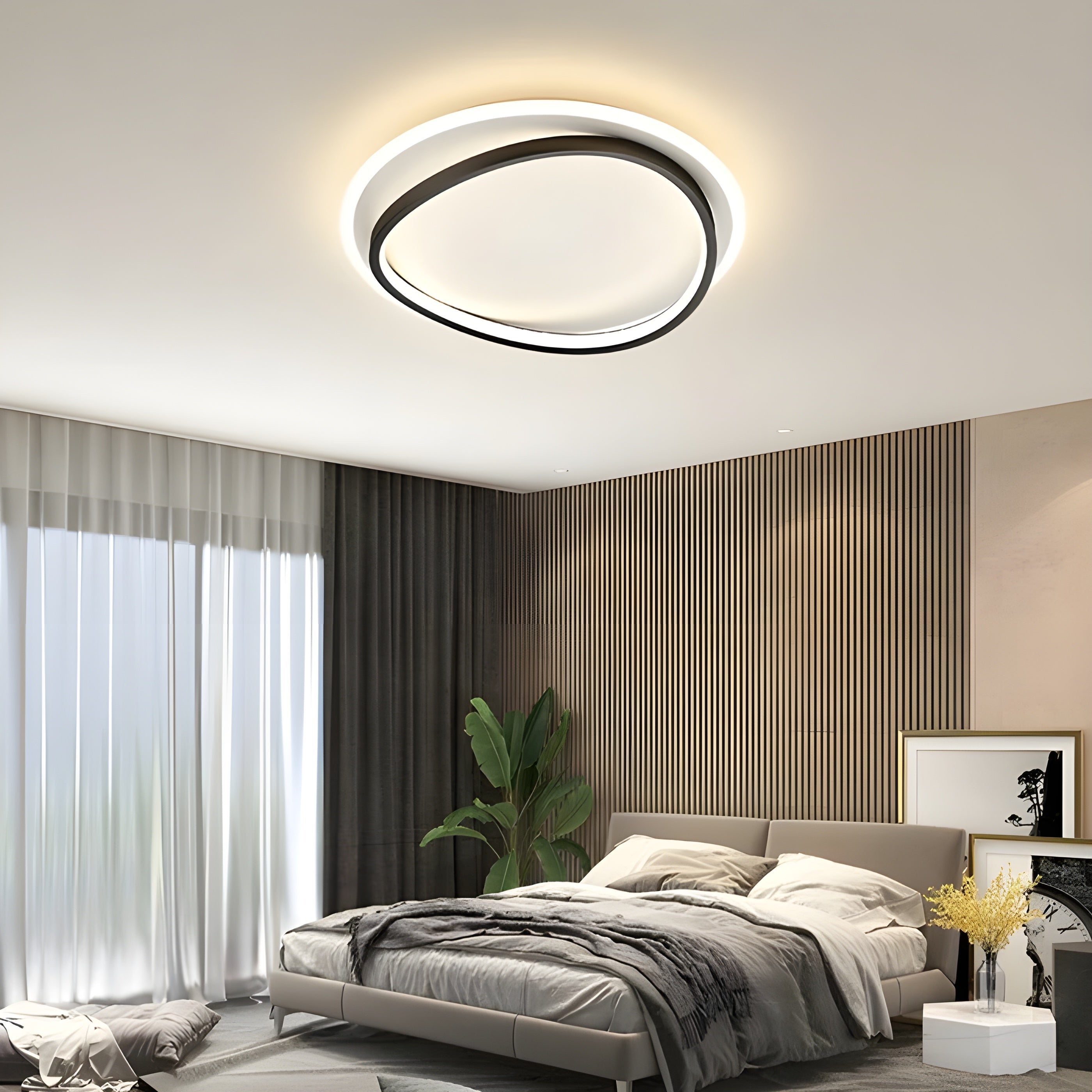 GlossAura LED Plafondlamp - Stijlvolle Verlichting voor Thuis