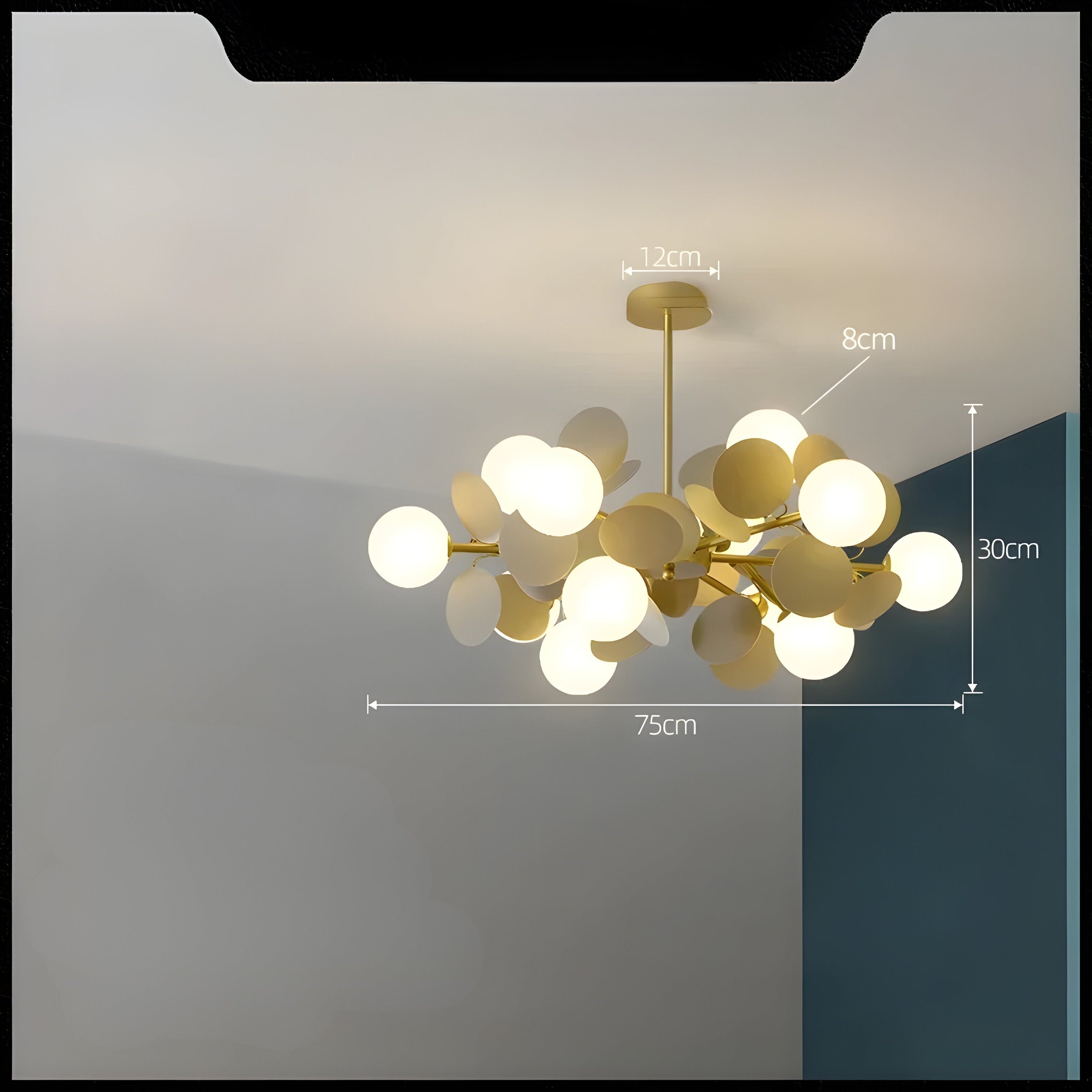 Elegante Glas Hanglamp - GlossyDream Decoratie voor Elke Ruimte