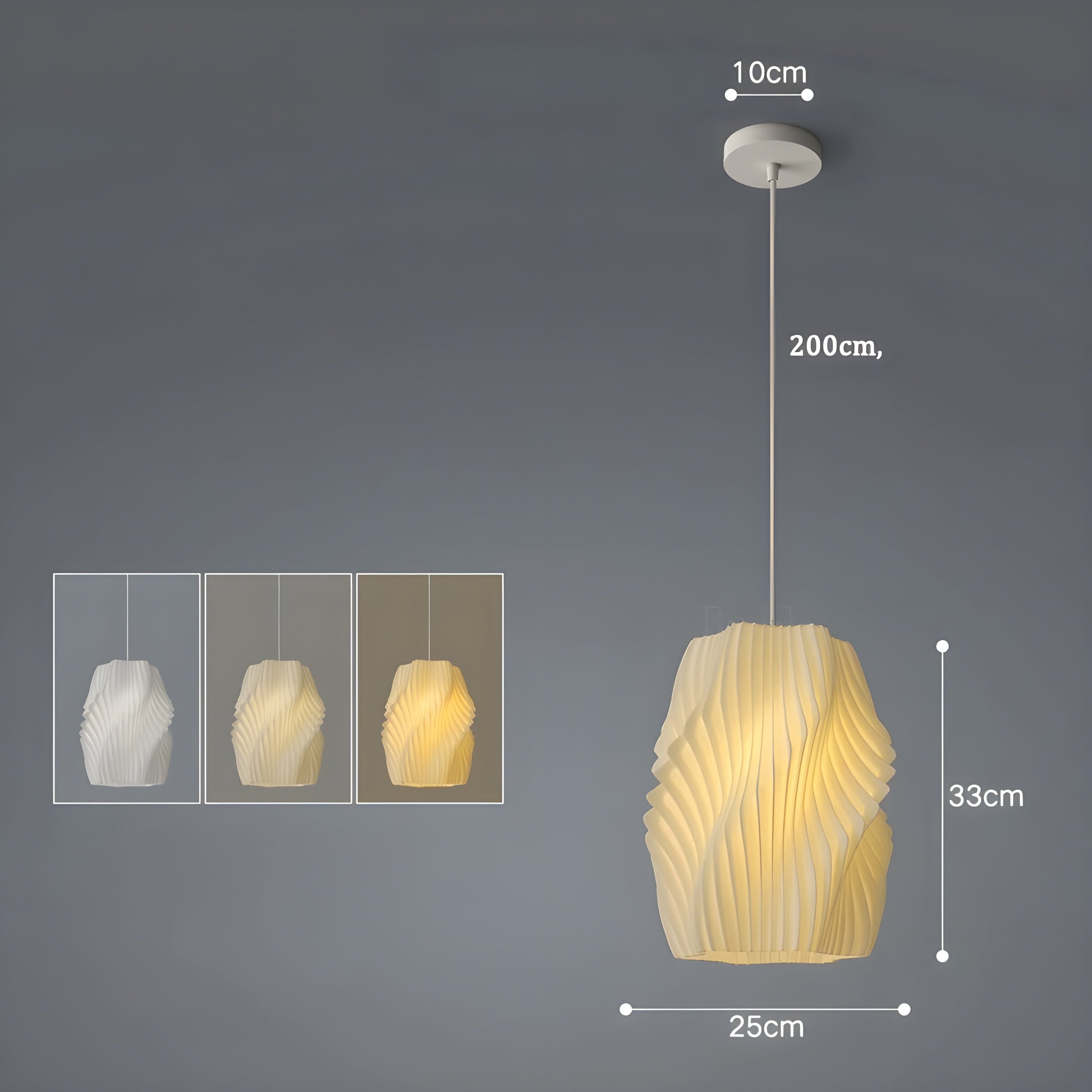 FloraBloom 3D-Geprinte Hanglamp - Unieke Noordse Bloem