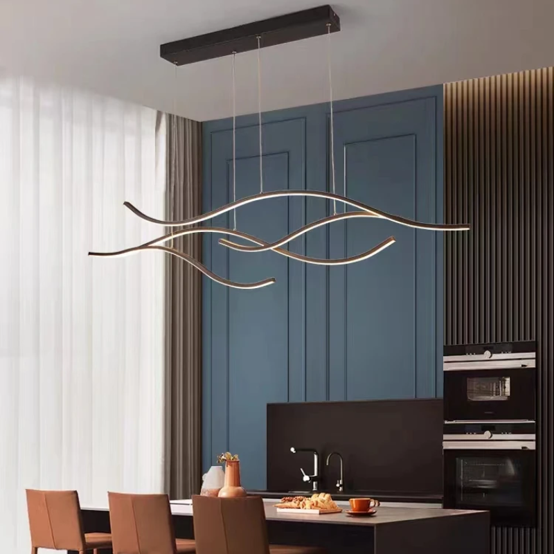 Moderne LED Wave Hanglamp - Dimbaar