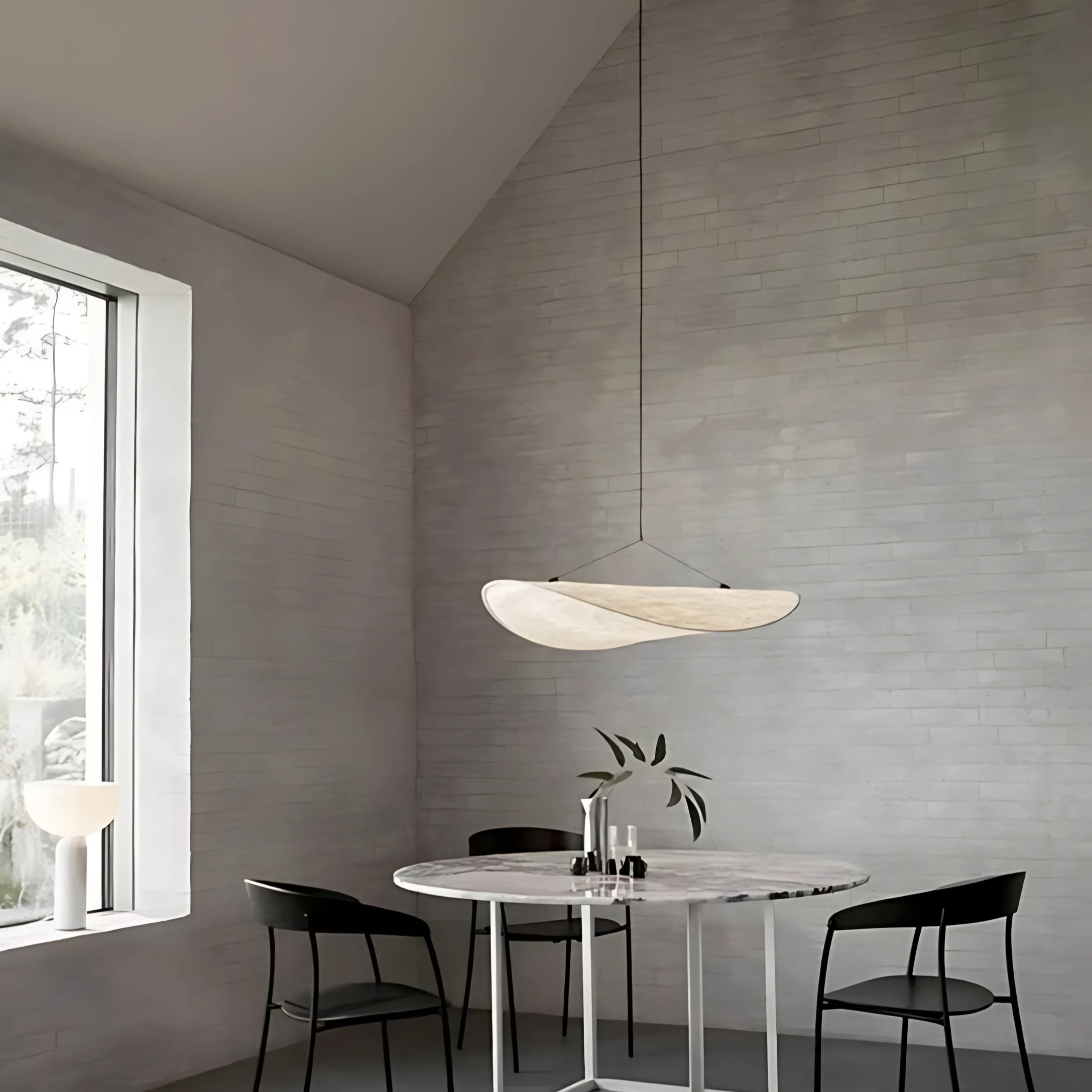 Moderne Zeil Hanglamp - Stijlvolle Japandi Stijl