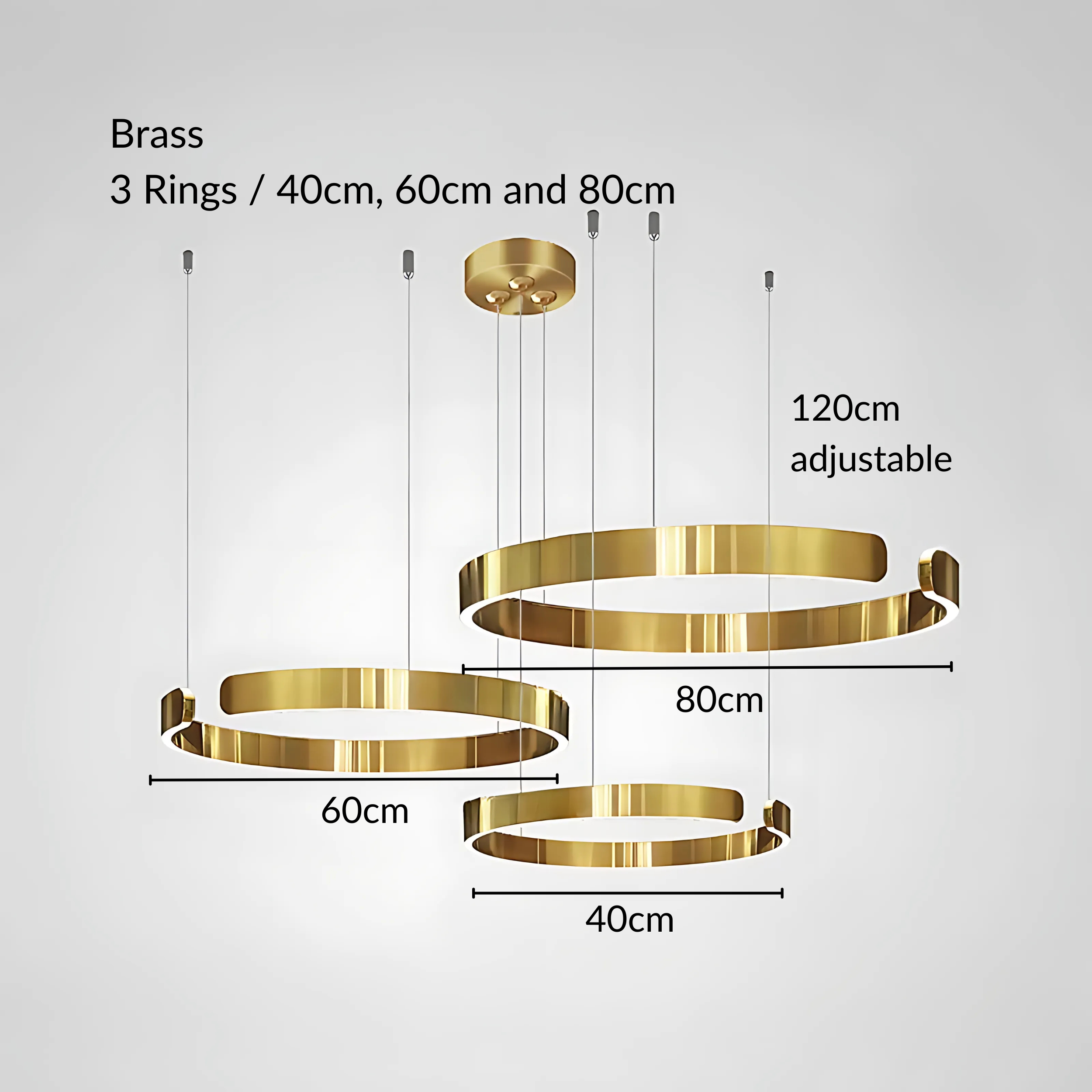 Moderne Strakke Halo Hanglamp