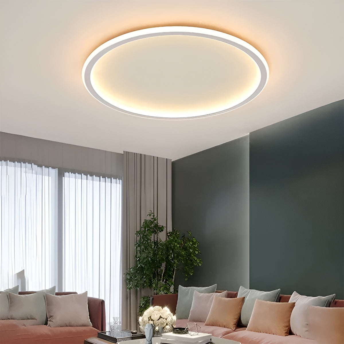 CircleBright LED Plafondlamp - Stijlvolle Ronde Verlichting