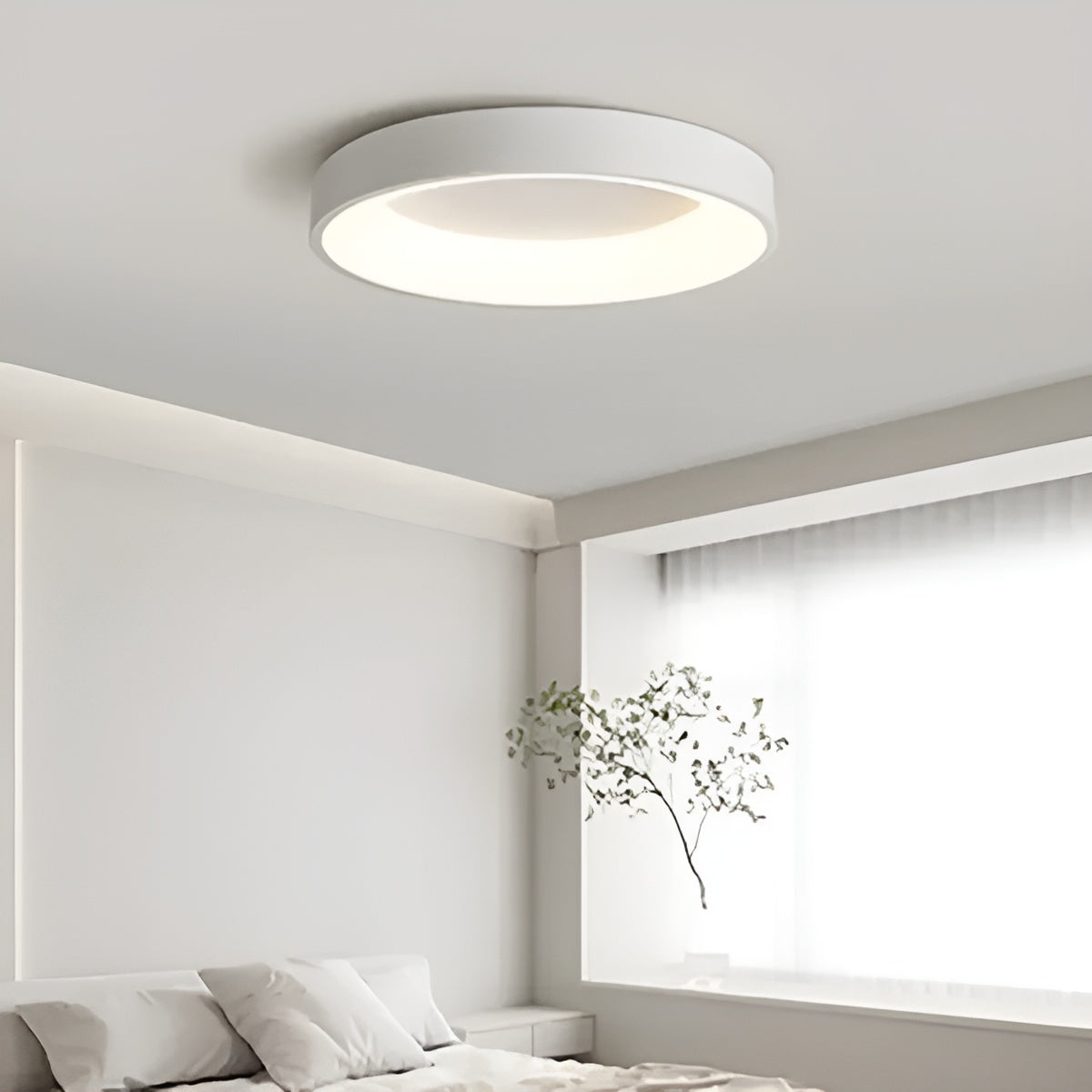 Nordic Glow LED Plafondlamp - Stijlvolle Ronde Verlichting