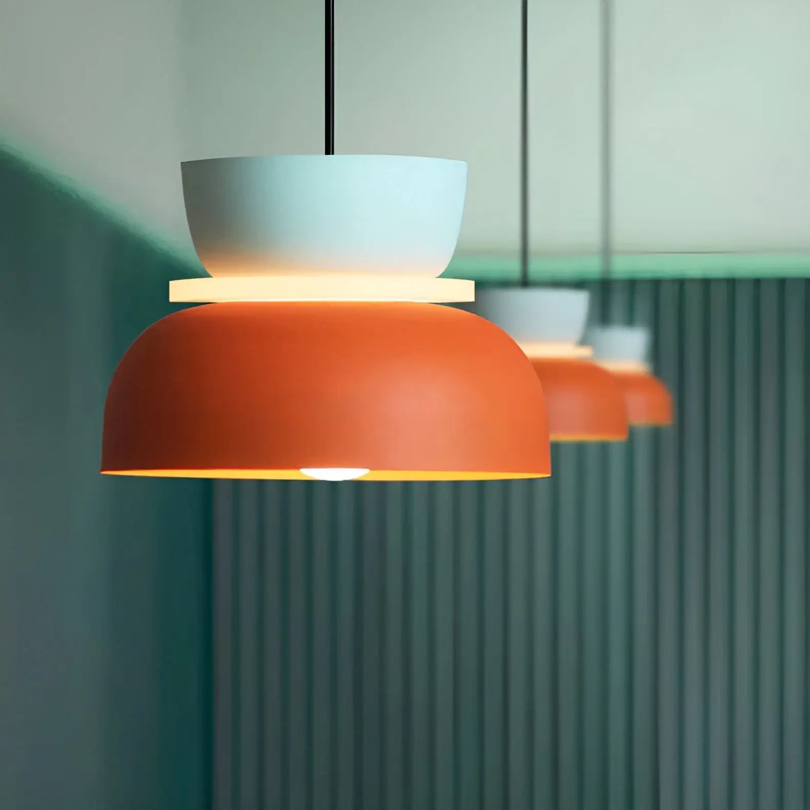 Stijlvolle Macaron LED Hanglamp - Kleurrijk en Elegant