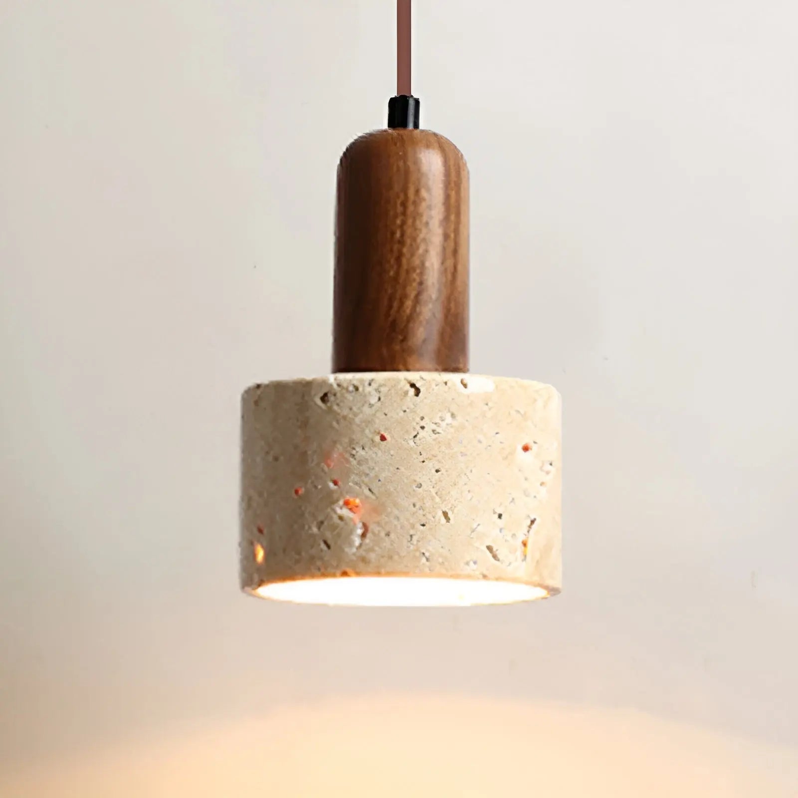 Elegante Wabi Sabi Plafondlamp - Japans Design met Glow Effect