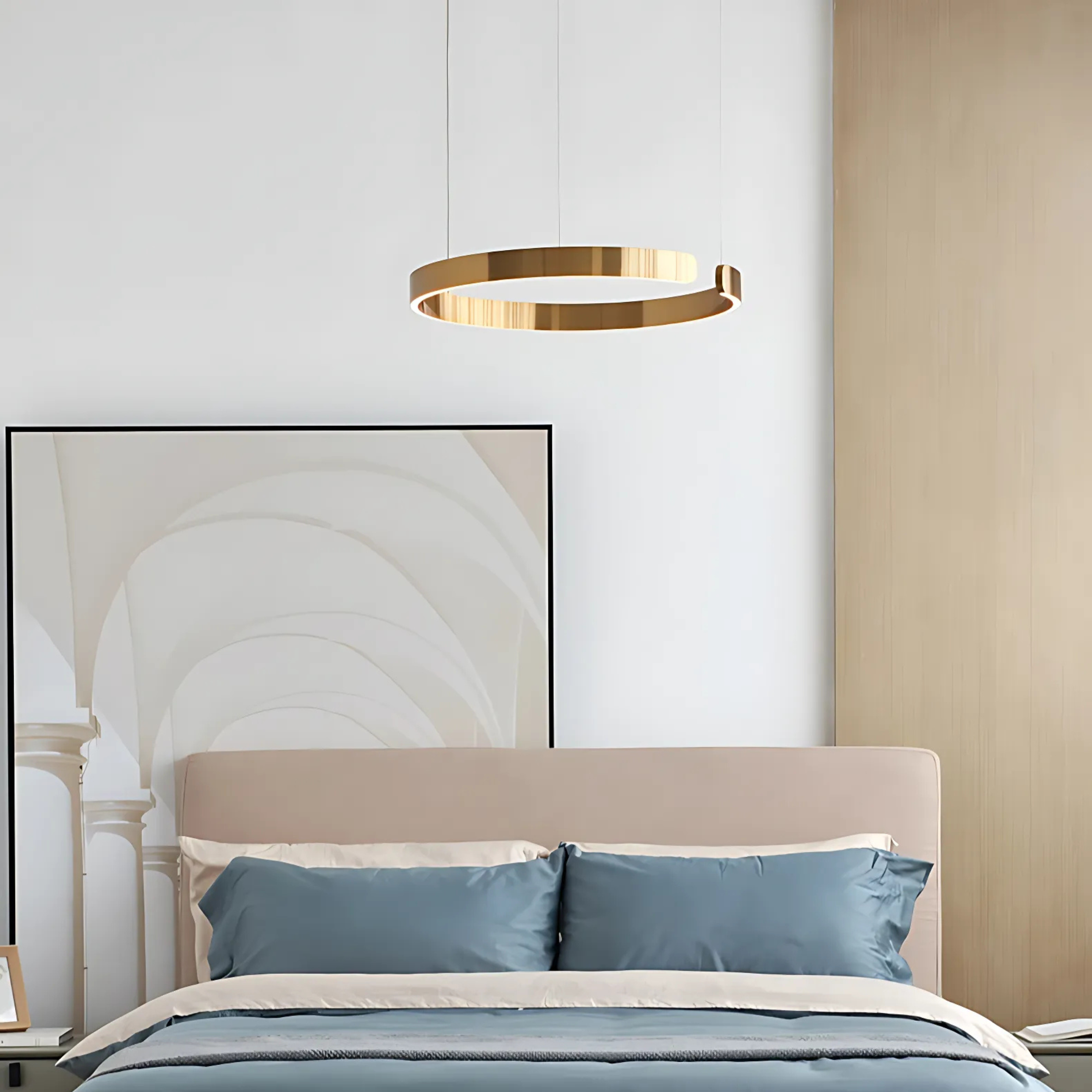 Moderne Strakke Halo Hanglamp
