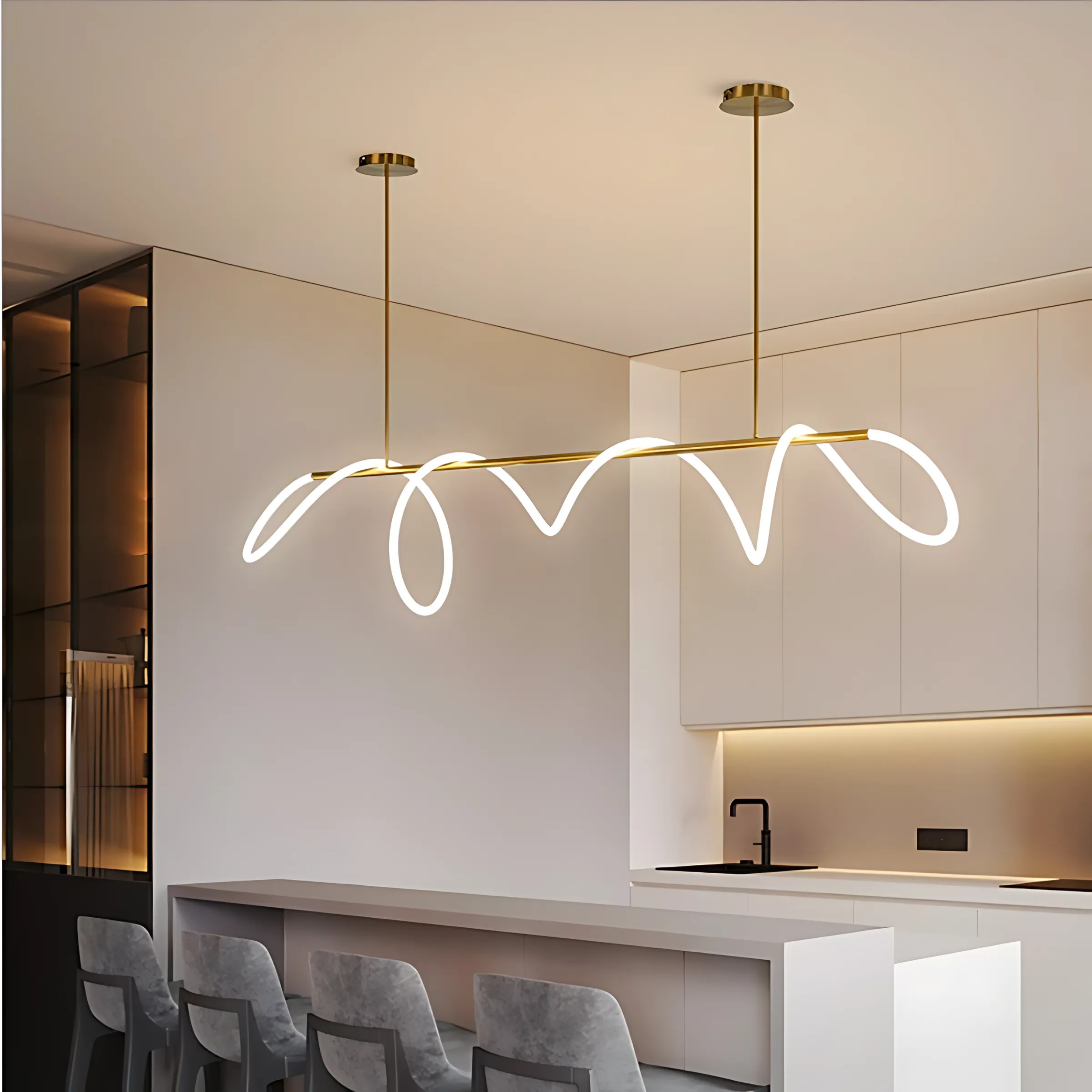 Unieke Moderne LED Hanglamp - Dimbaar