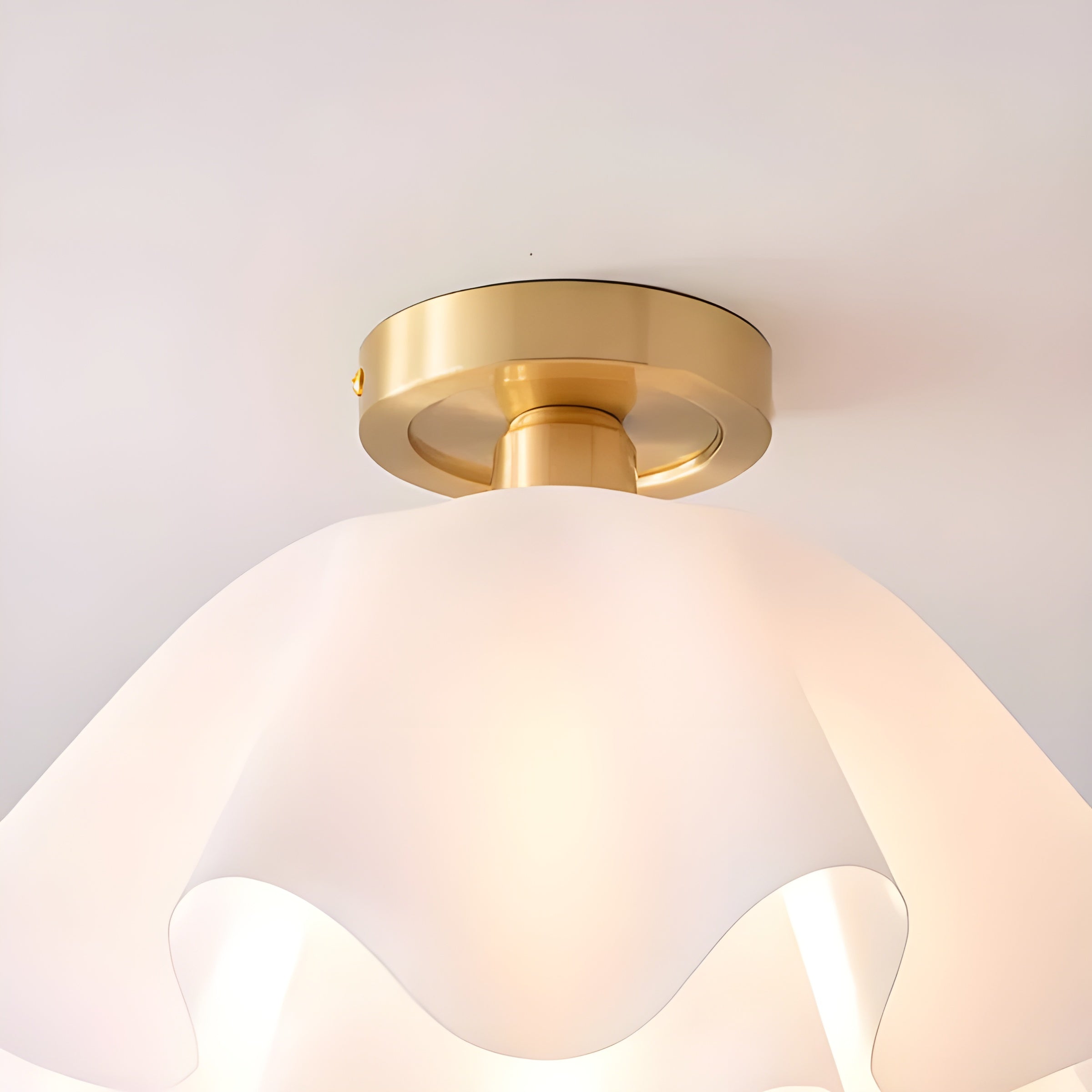 Verfijnde LED Plafondlamp met Bloemdesign - FloralArt Light