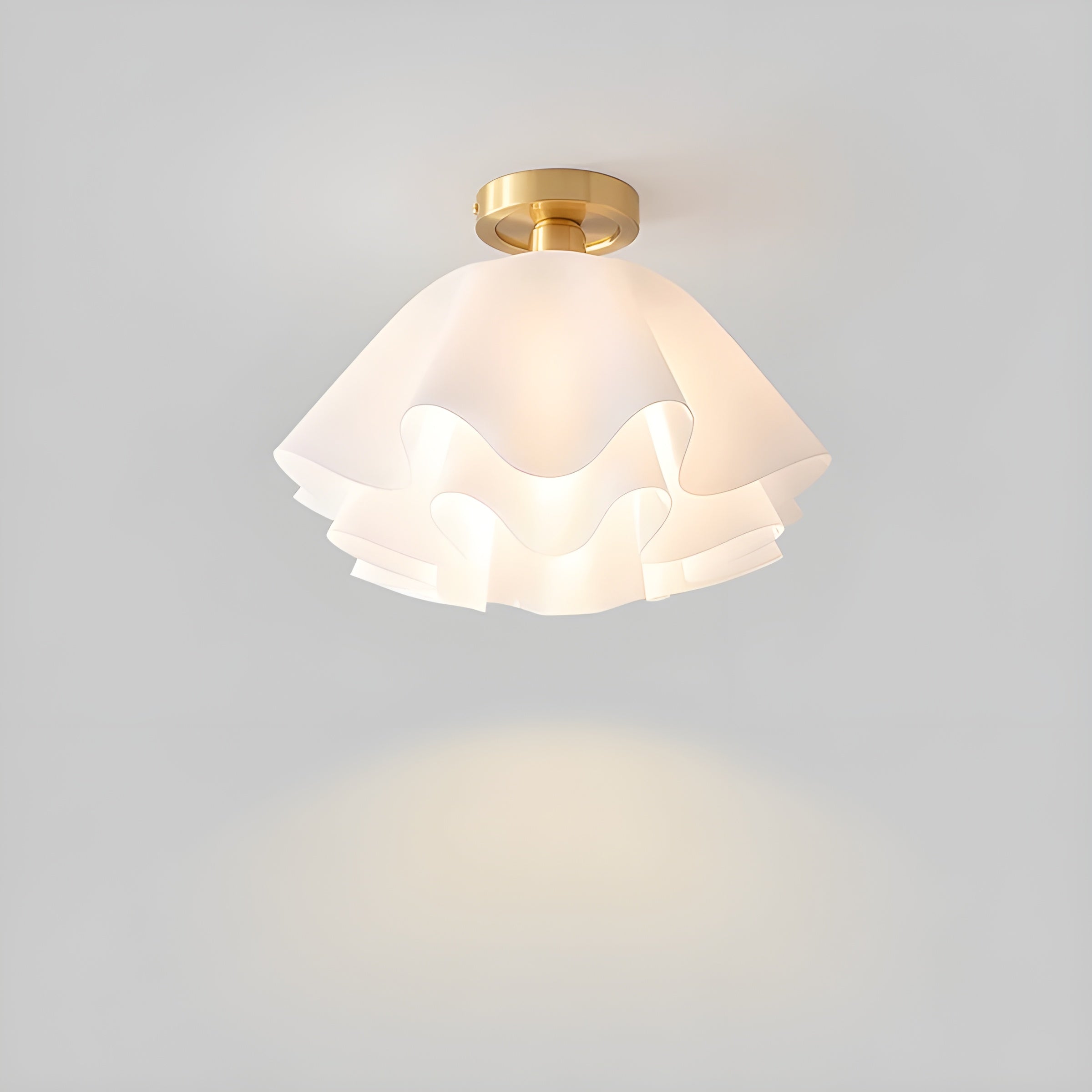 Verfijnde LED Plafondlamp met Bloemdesign - FloralArt Light