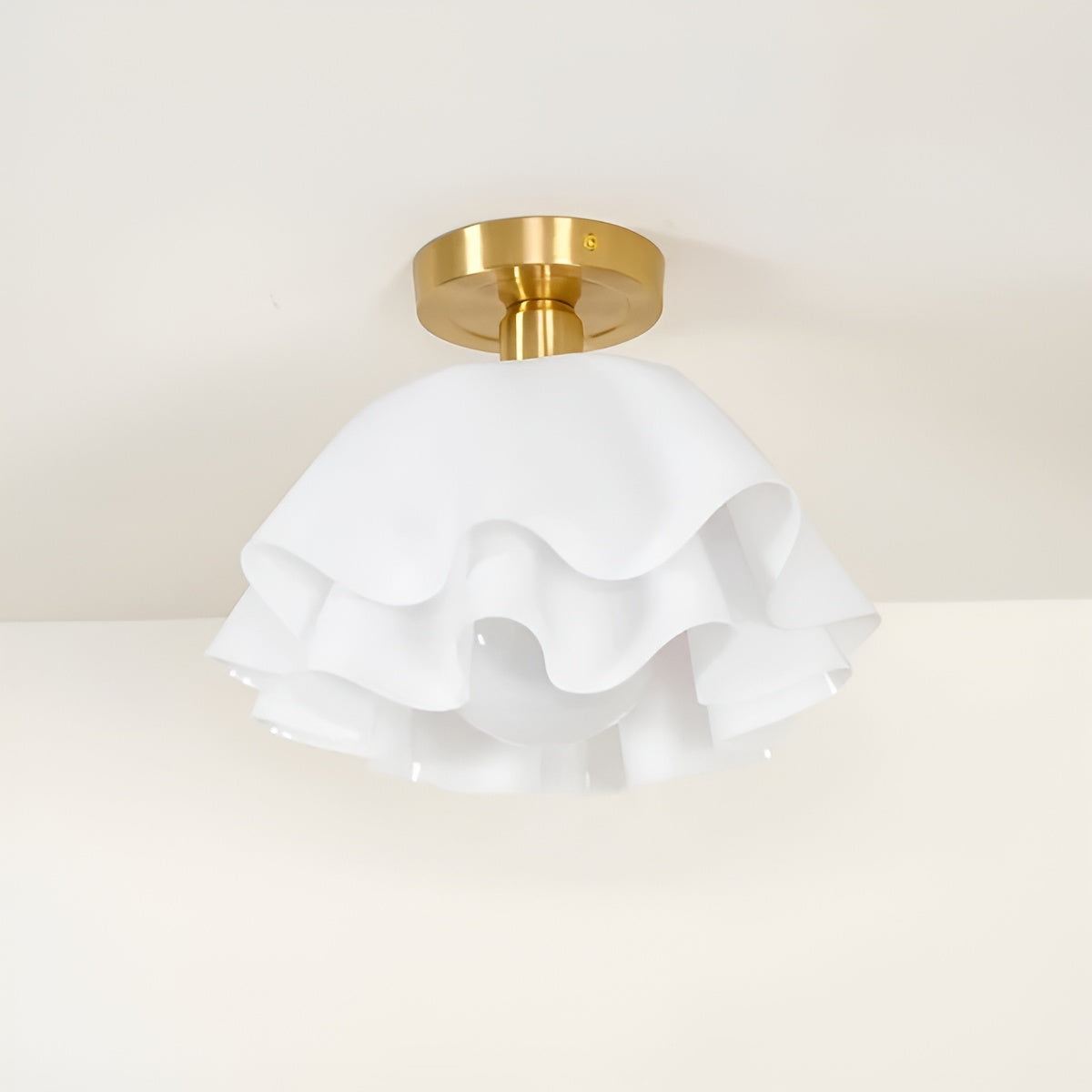 Verfijnde LED Plafondlamp met Bloemdesign - FloralArt Light