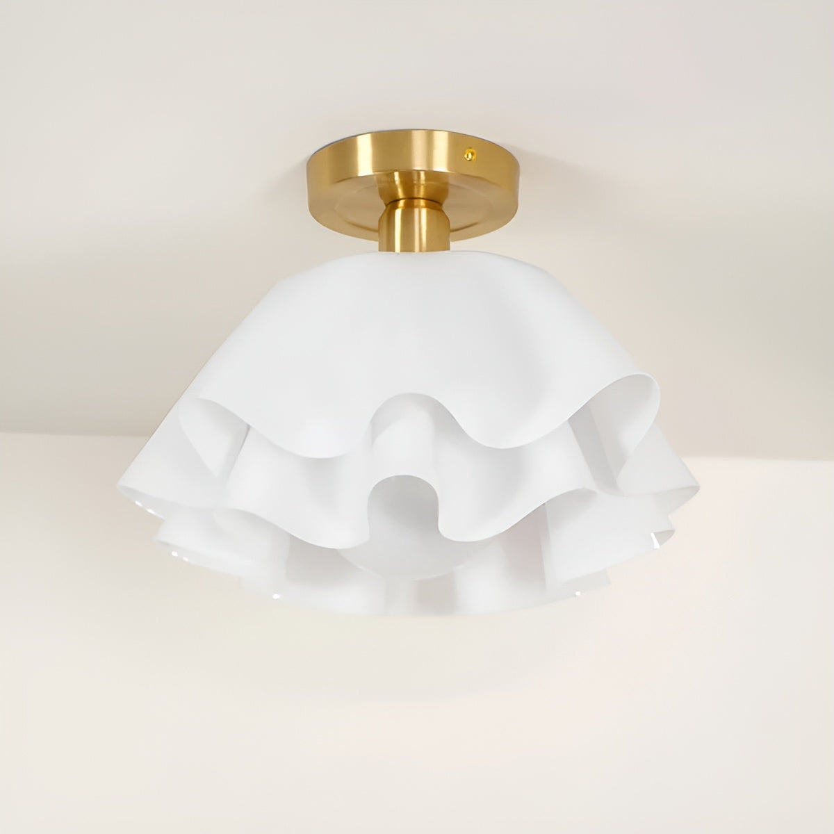 Verfijnde LED Plafondlamp met Bloemdesign - FloralArt Light