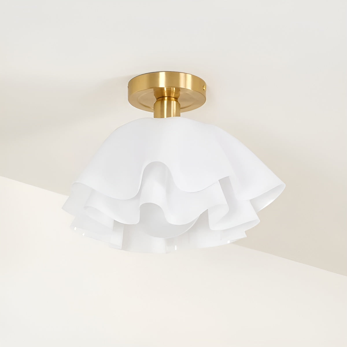 Verfijnde LED Plafondlamp met Bloemdesign - FloralArt Light