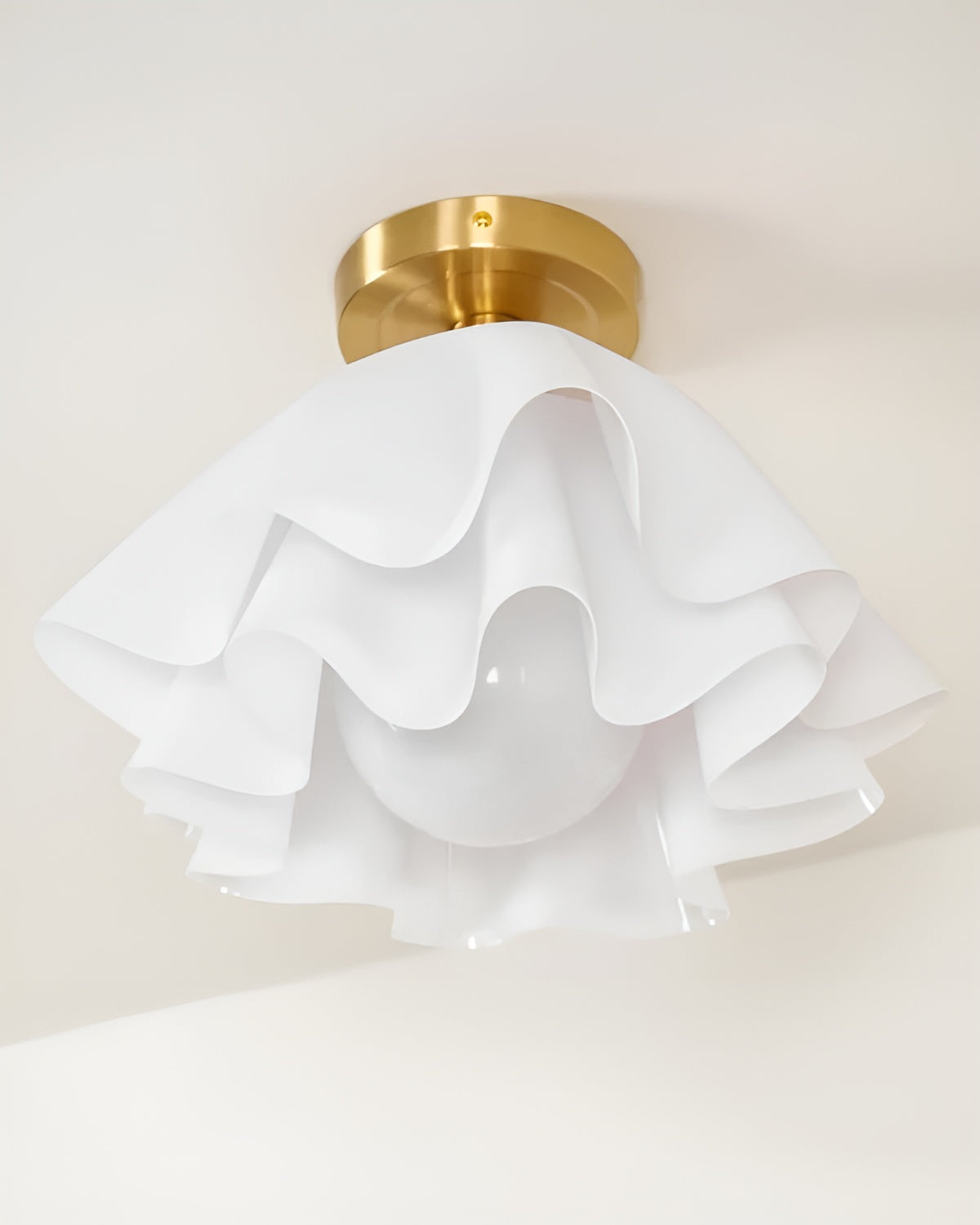 Verfijnde LED Plafondlamp met Bloemdesign - FloralArt Light