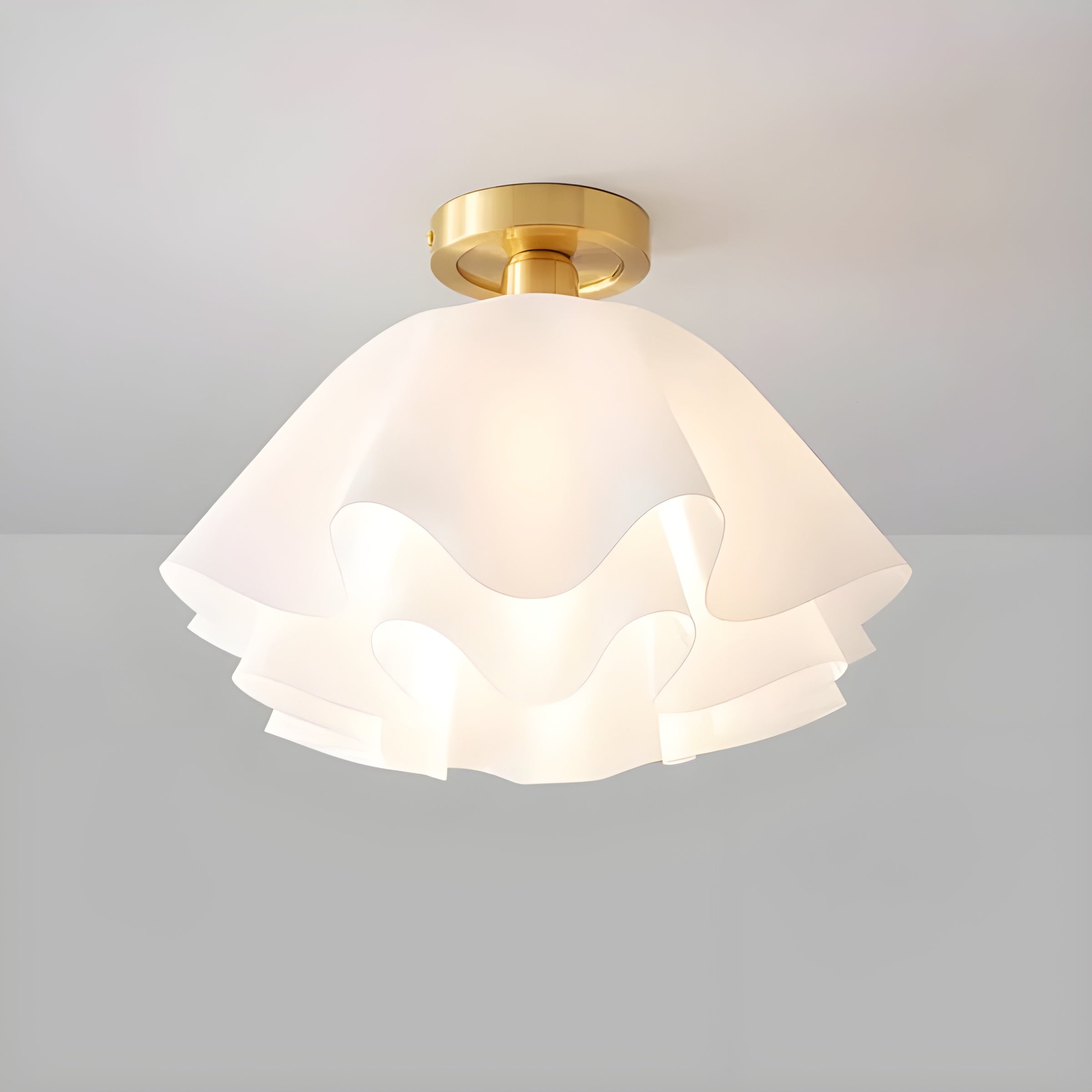 Verfijnde LED Plafondlamp met Bloemdesign - FloralArt Light