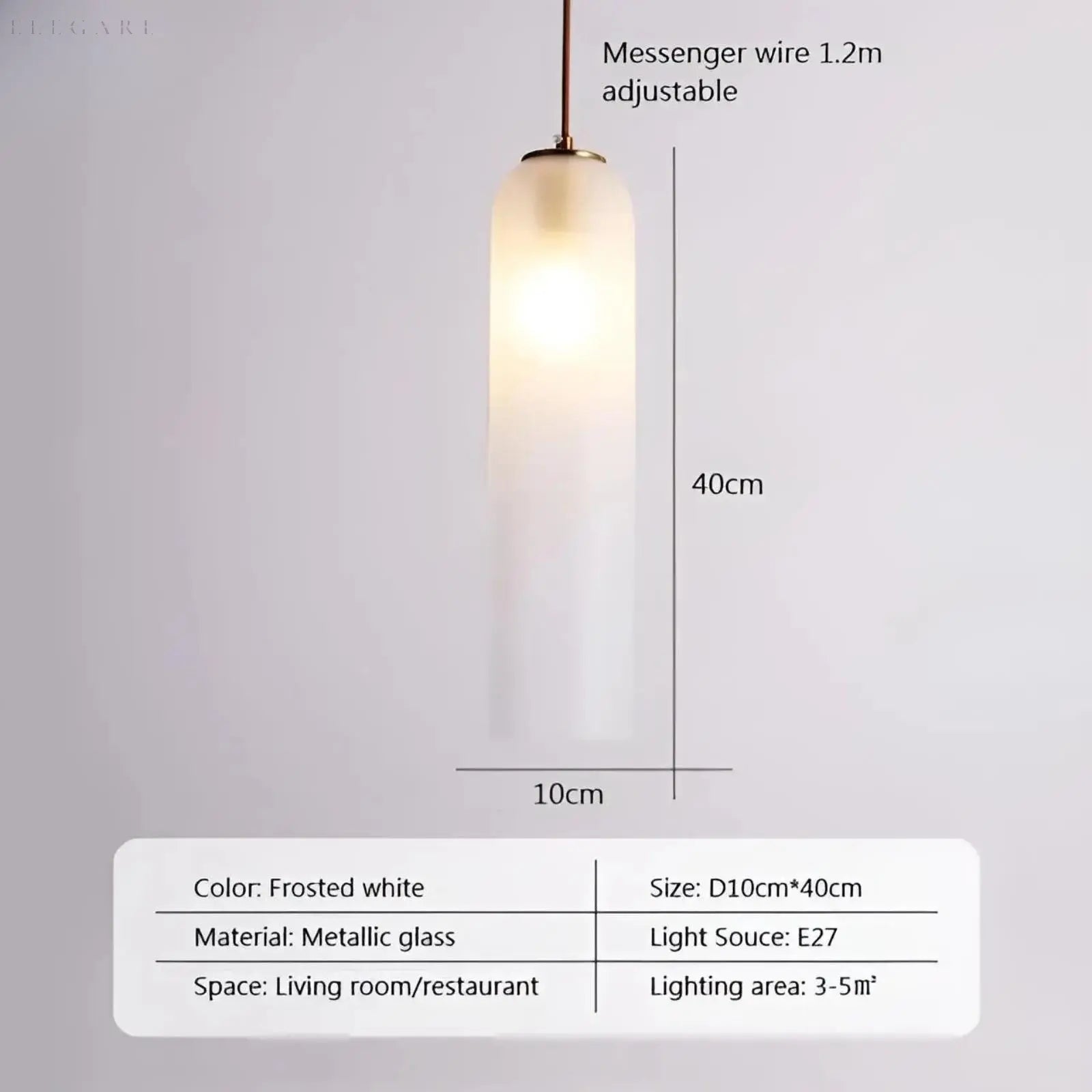 Nordic Iron Glas LED Wandlamp - Elegante GlassBliss Verlichting