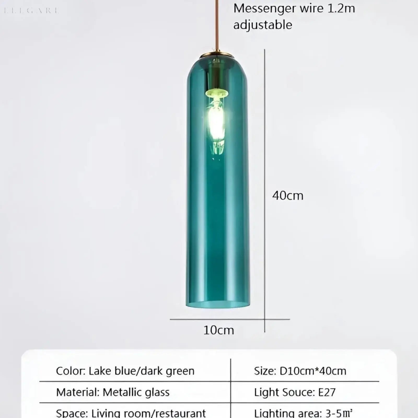 Nordic Iron Glas LED Wandlamp - Elegante GlassBliss Verlichting