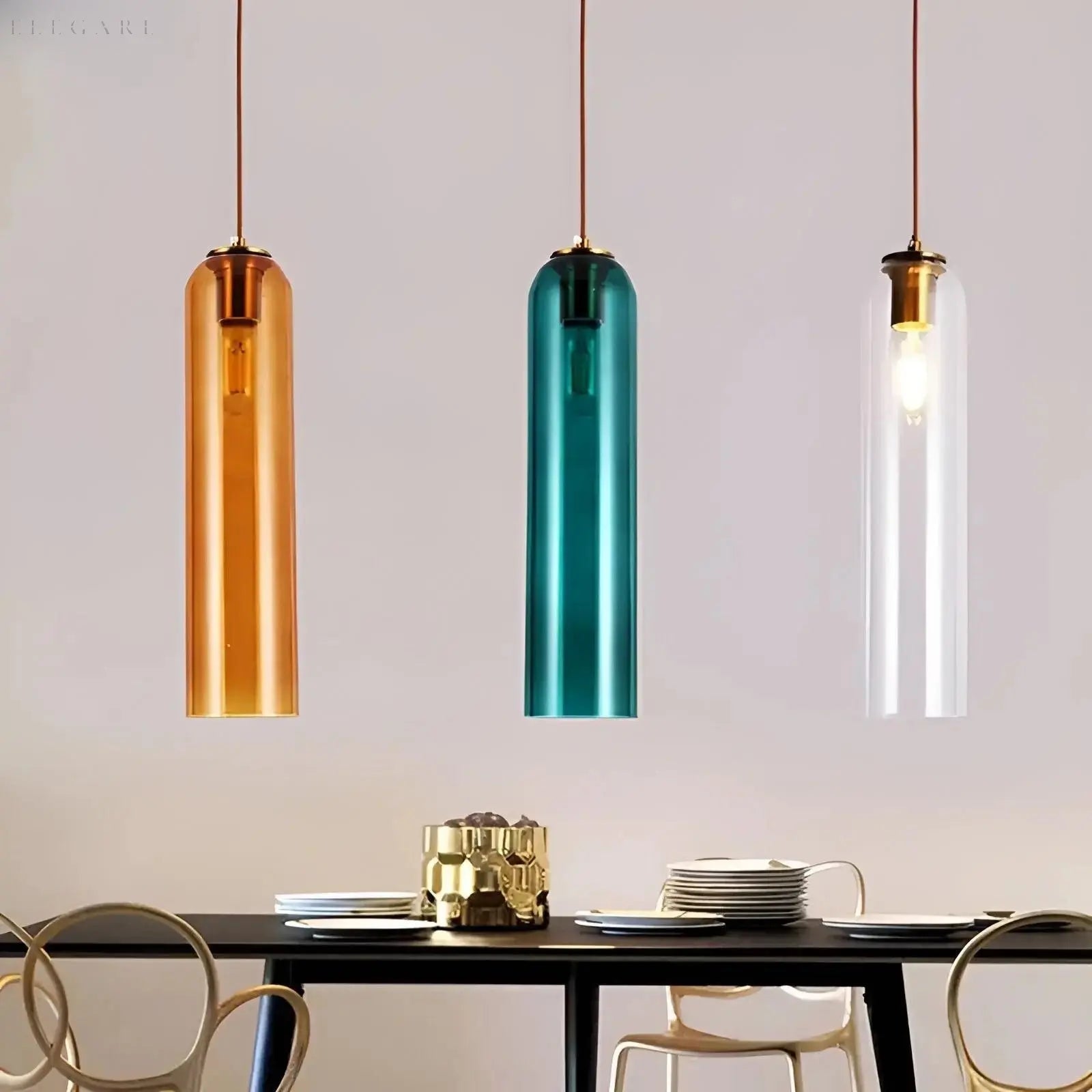 Nordic Iron Glas LED Wandlamp - Elegante GlassBliss Verlichting