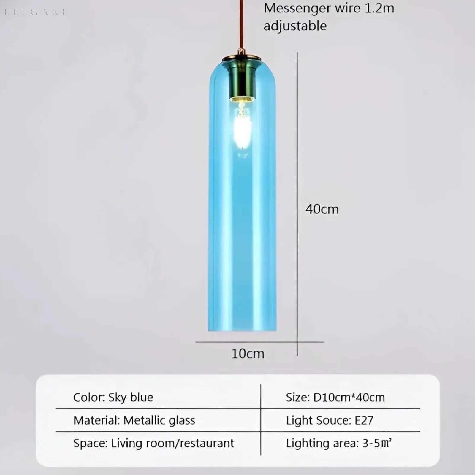 Nordic Iron Glas LED Wandlamp - Elegante GlassBliss Verlichting