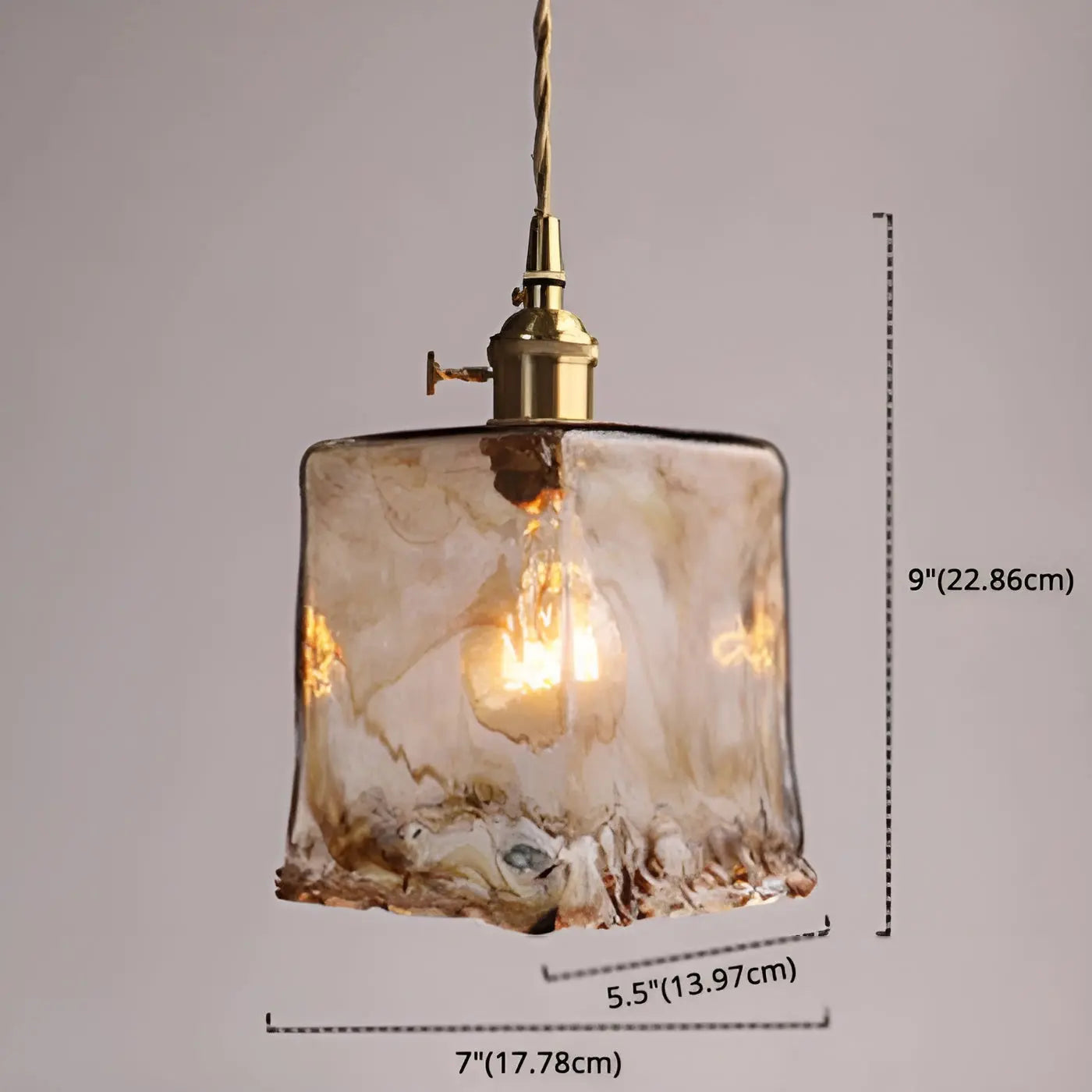 Vintage Kristallen Hanglamp - Luxe Prisme Plafondverlichting