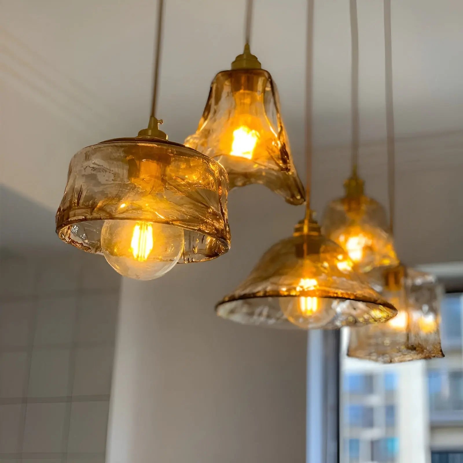 Vintage Kristallen Hanglamp - Luxe Prisme Plafondverlichting