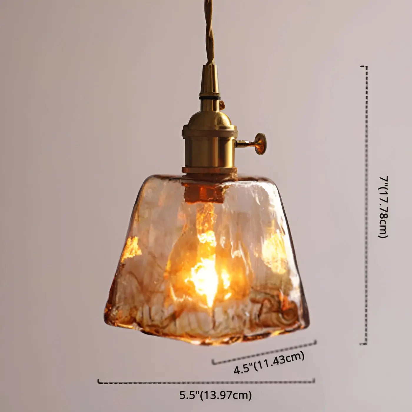 Vintage Kristallen Hanglamp - Luxe Prisme Plafondverlichting