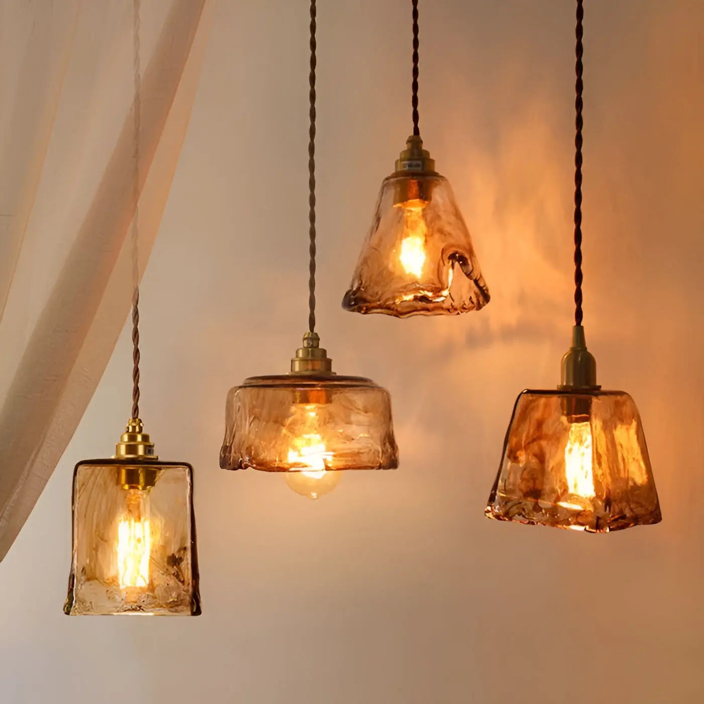 Vintage Kristallen Hanglamp - Luxe Prisme Plafondverlichting