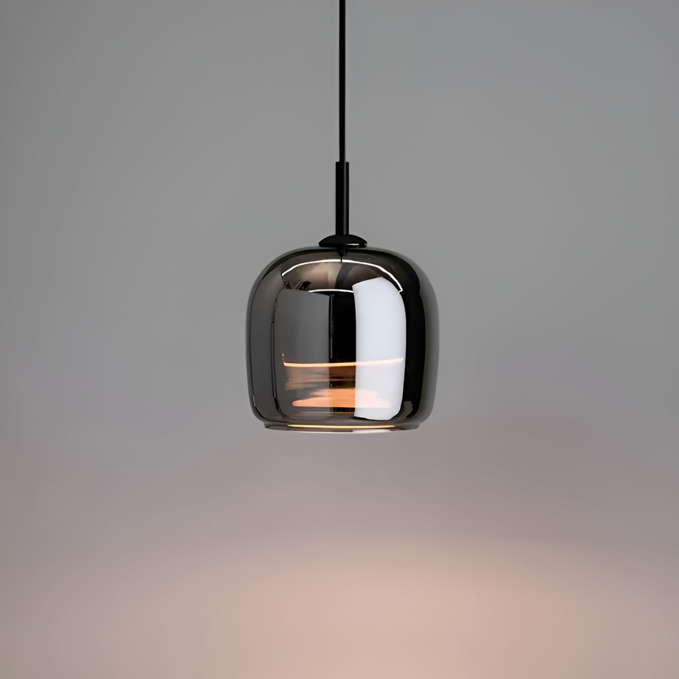 Nordic Luxe LED Hanglamp van Glas - Elegante GlassShimmer