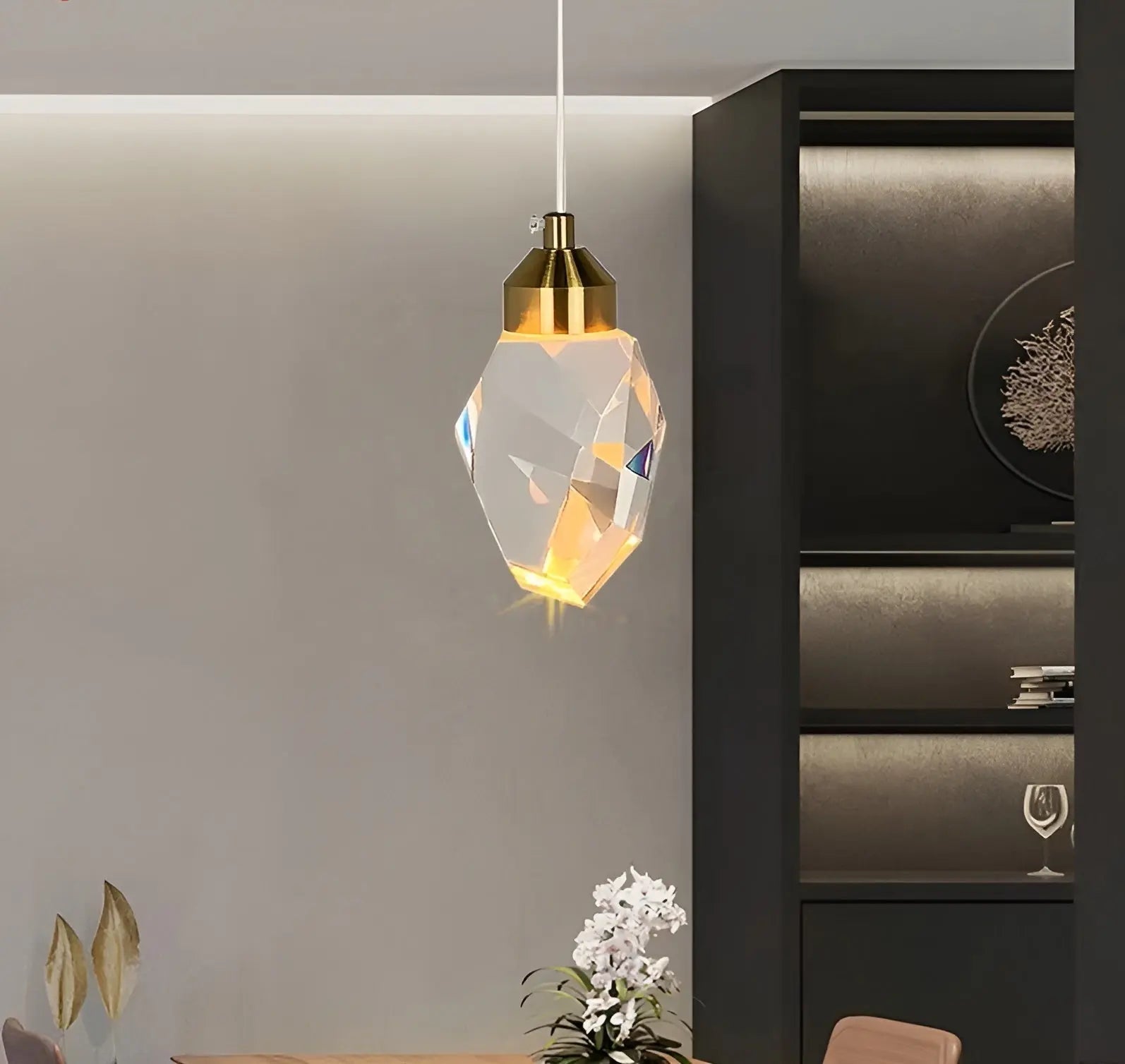CrystalLux LED Hanglamp - Elegante Luxe Kristallen Verlichting