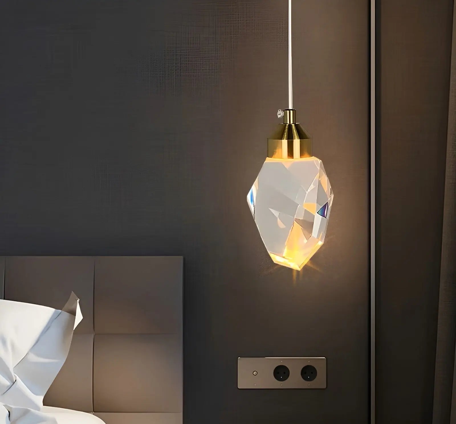CrystalLux LED Hanglamp - Elegante Luxe Kristallen Verlichting
