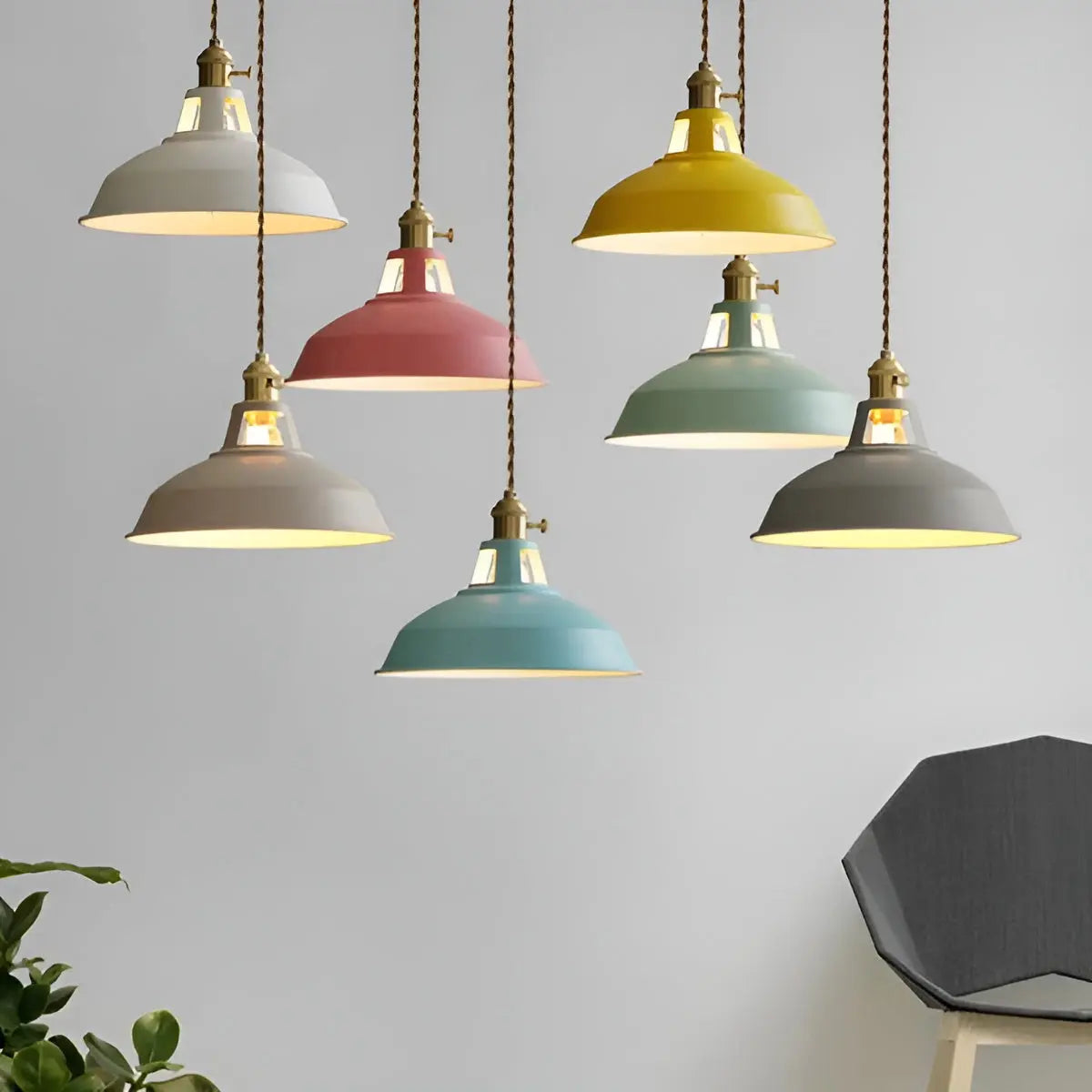 Stijlvolle Vintage Metalen Plafondlamp - IronGlow Hanglamp