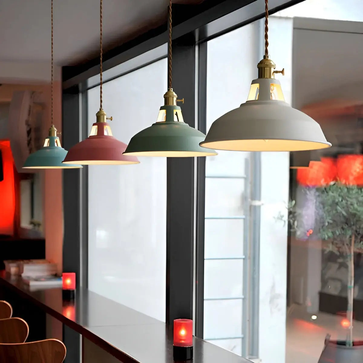 Stijlvolle Vintage Metalen Plafondlamp - IronGlow Hanglamp