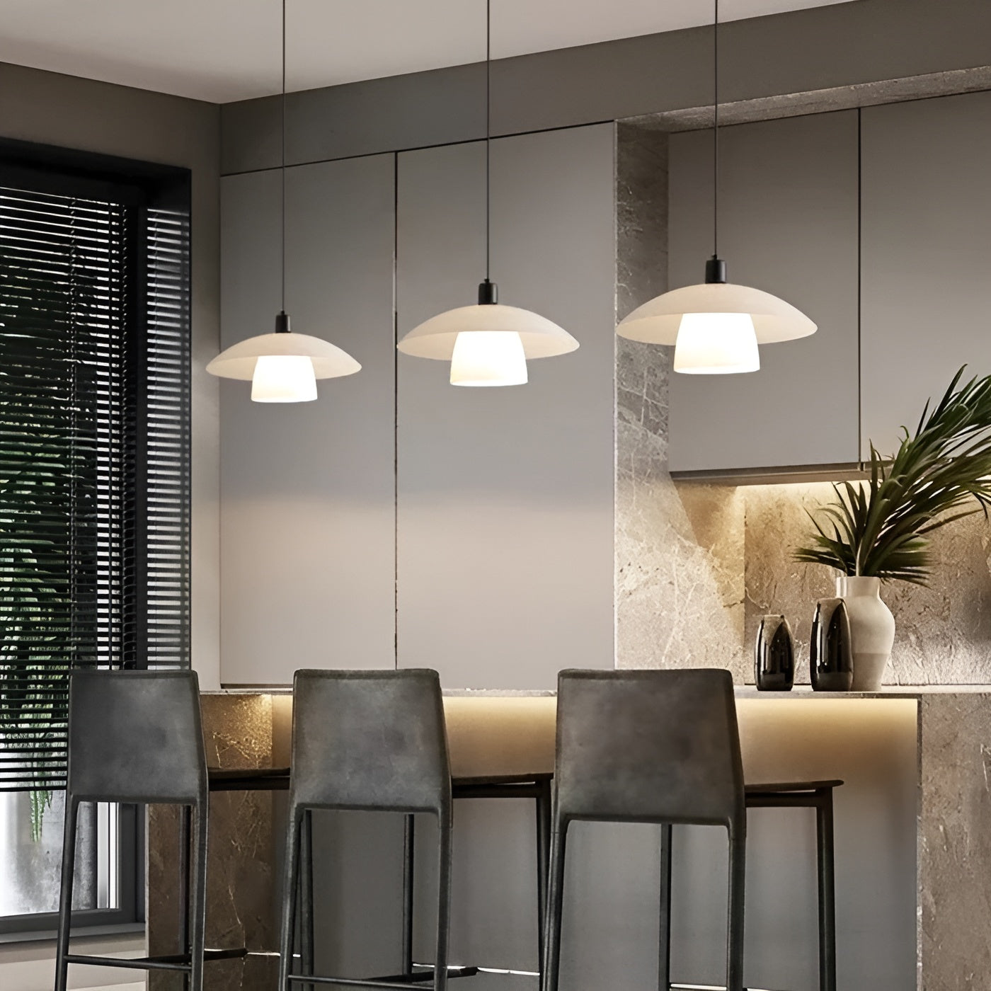 TokyoLuxe Hanglamp - Elegant Moderne Japanse Plafondverlichting